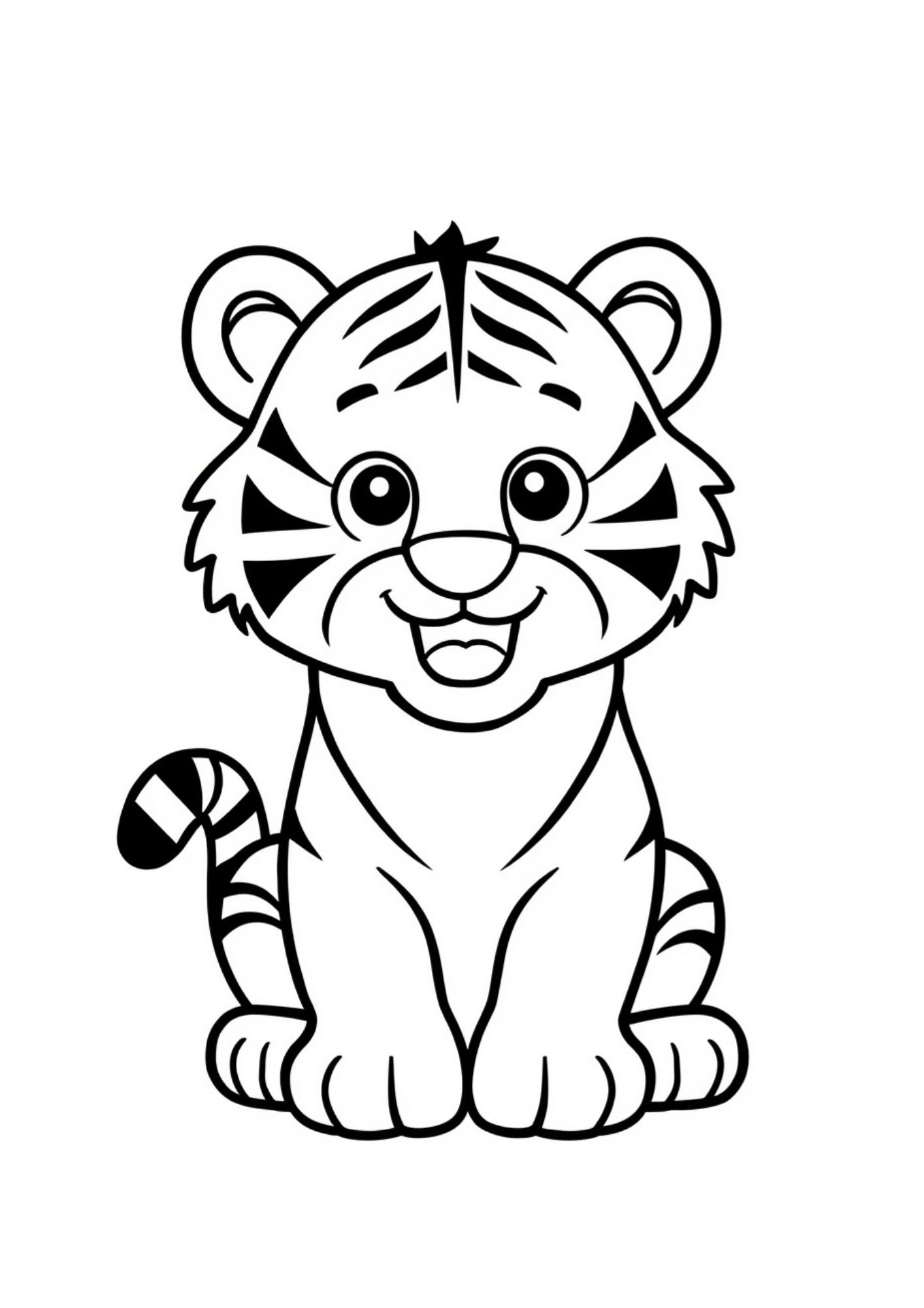 8.05 "26 Pages" Jungle Animals Colouring Book for Kids Ages 3–6 | Cute Printable Animal Coloring Pages