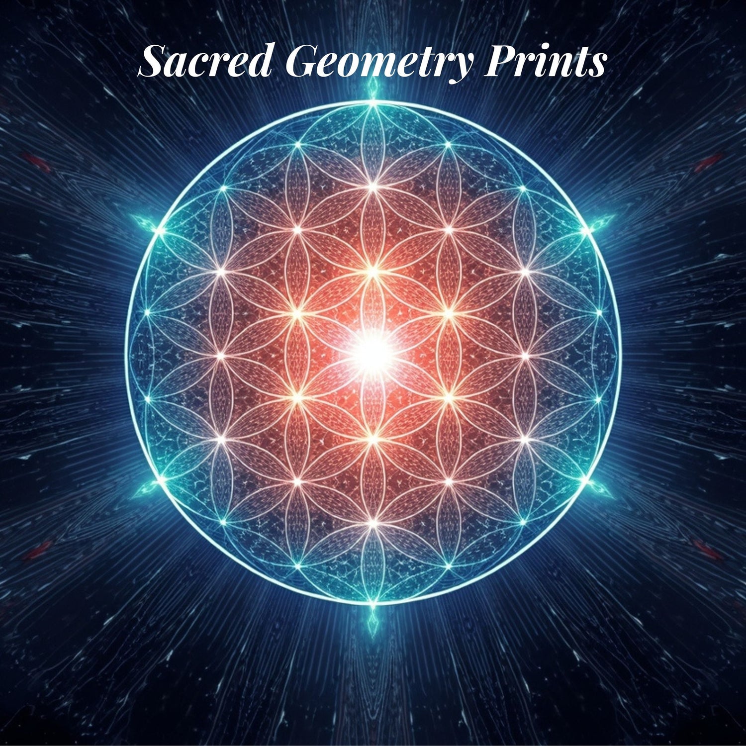 Sacred Geometry – Luminous 3D Art Collection