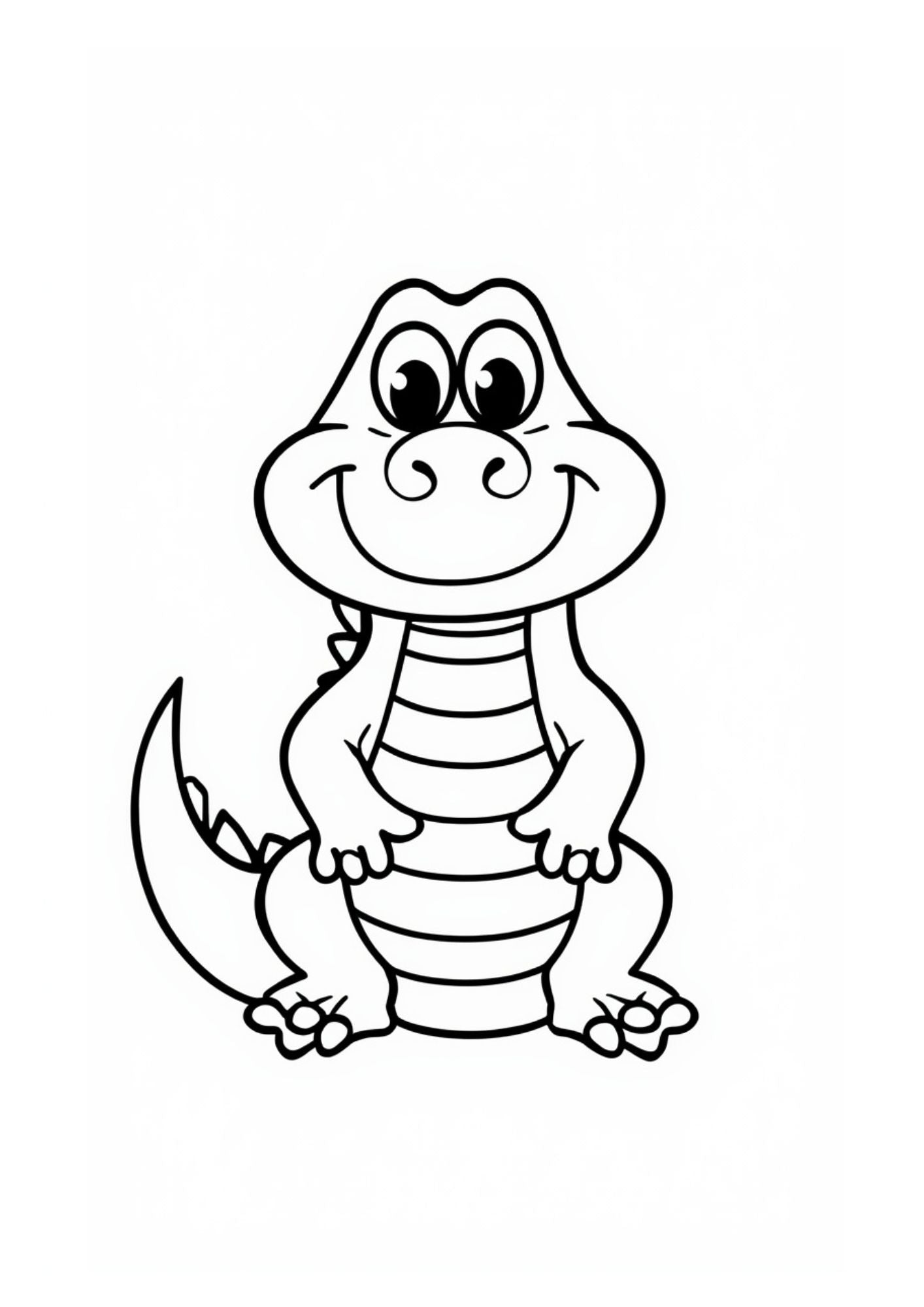 Jungle Animals Colouring Book for Kids Ages 4–6 | Cute Printable Animal Coloring Pages