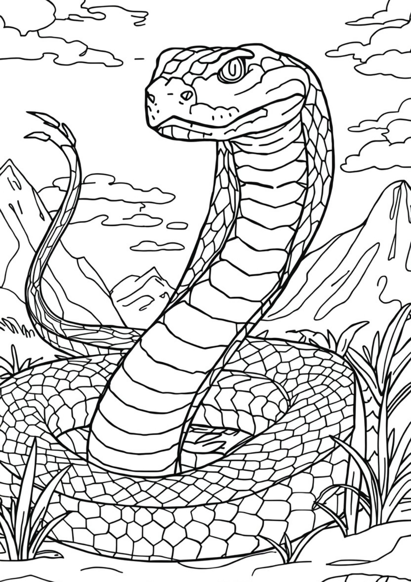 Epic Fantasy Creatures Coloring Book for Kids Ages 8–11