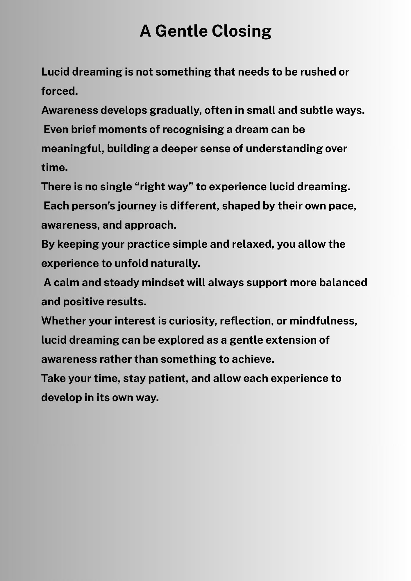 14.06 "12 Pages" Lucid Dreaming – A Beginner’s Guide to Awareness & Conscious Sleep | Dream Awareness, Mindfulness & Reflection, Digital Download