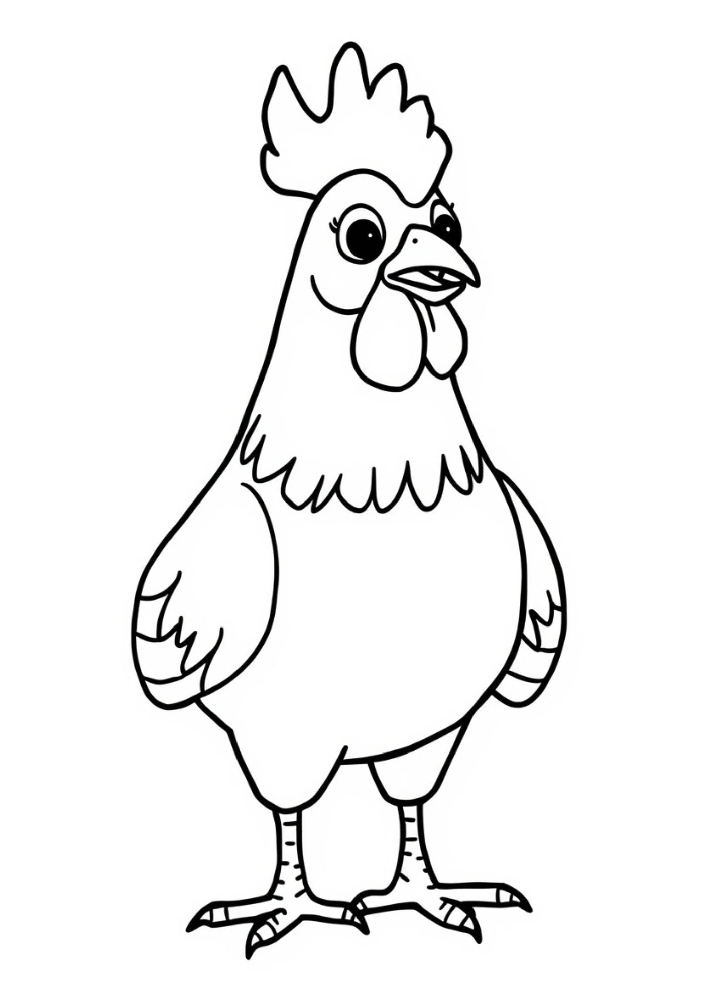 Farm Animals Coloring Book for Kids Ages 5–7