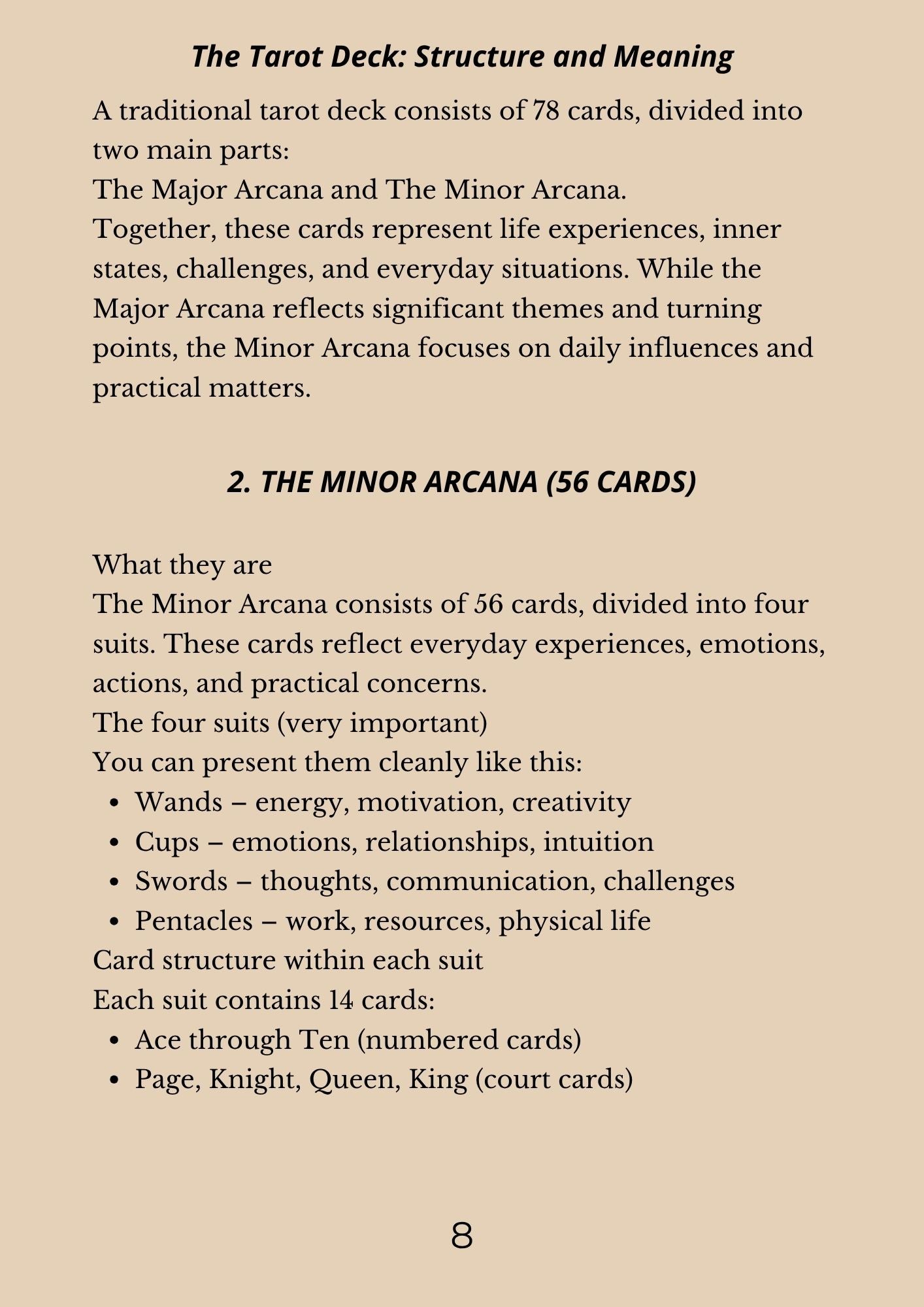 14.01 "90 Pages" The Tarot Handbook: Meaning, Insight & Practice (E-book PDF)