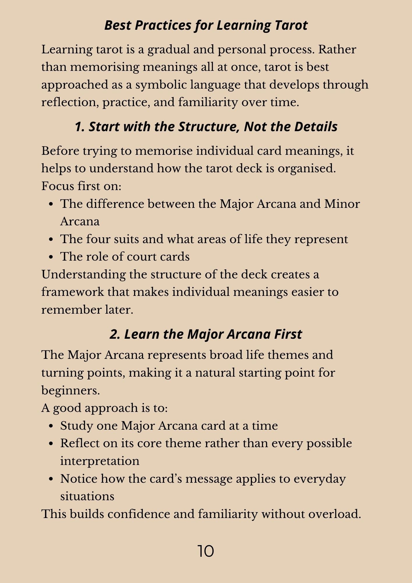 14.01 "90 Pages" The Tarot Handbook: Meaning, Insight & Practice (E-book PDF)