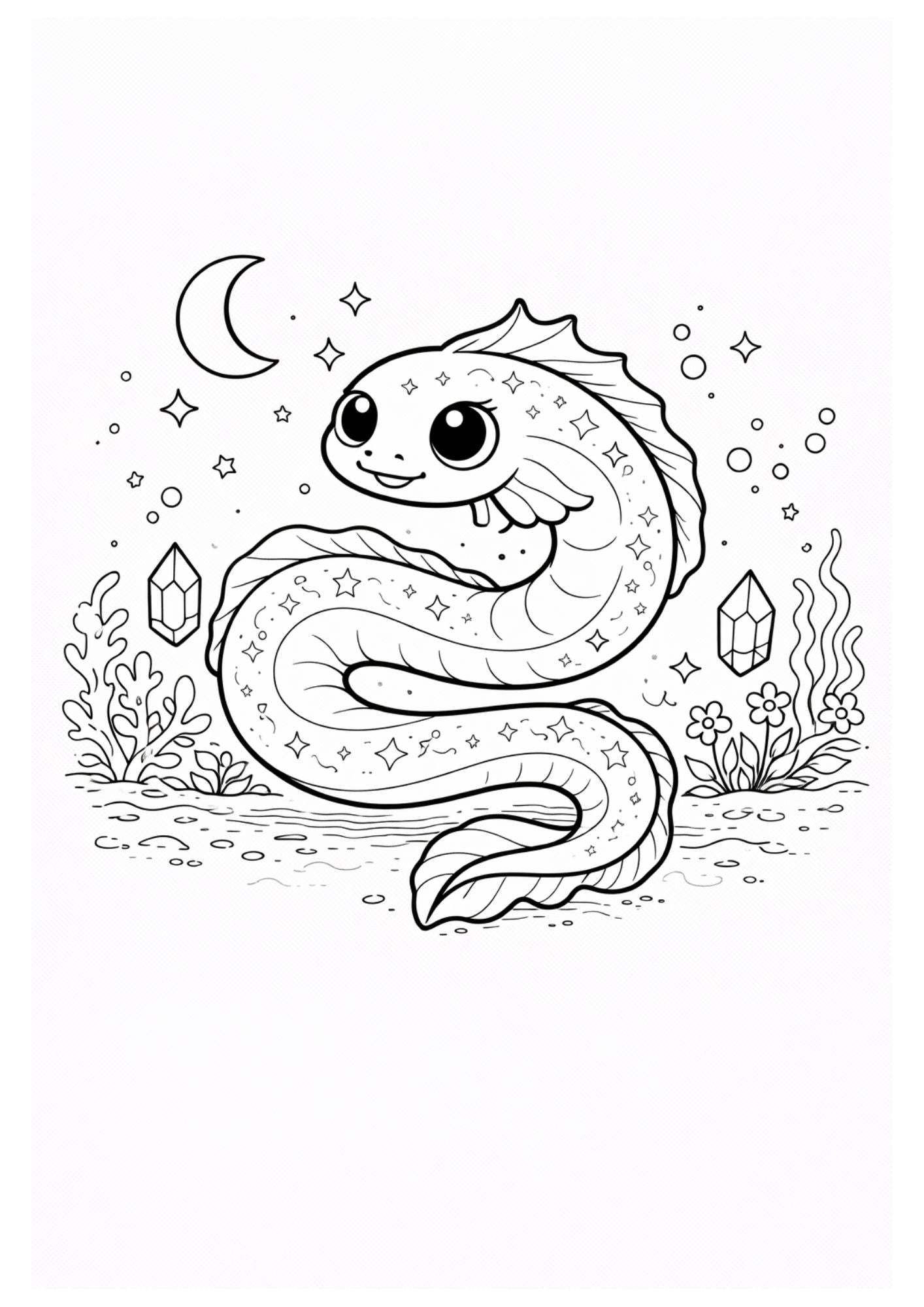 Fantasy Animals Colouring Book for Kids Ages 4–6 | Cute Magical Creatures Printable