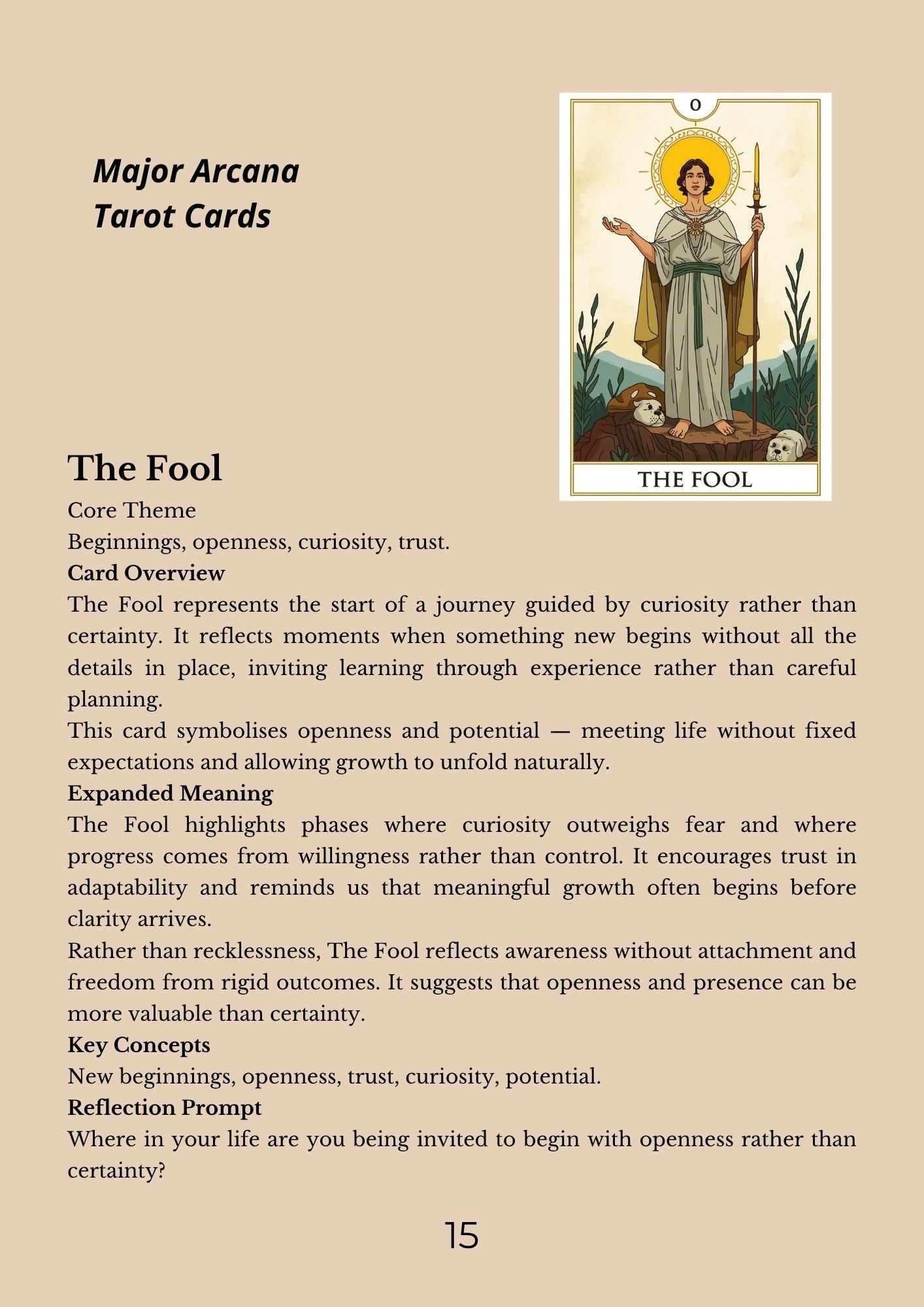 14.01 "90 Pages" The Tarot Handbook: Meaning, Insight & Practice (E-book PDF)
