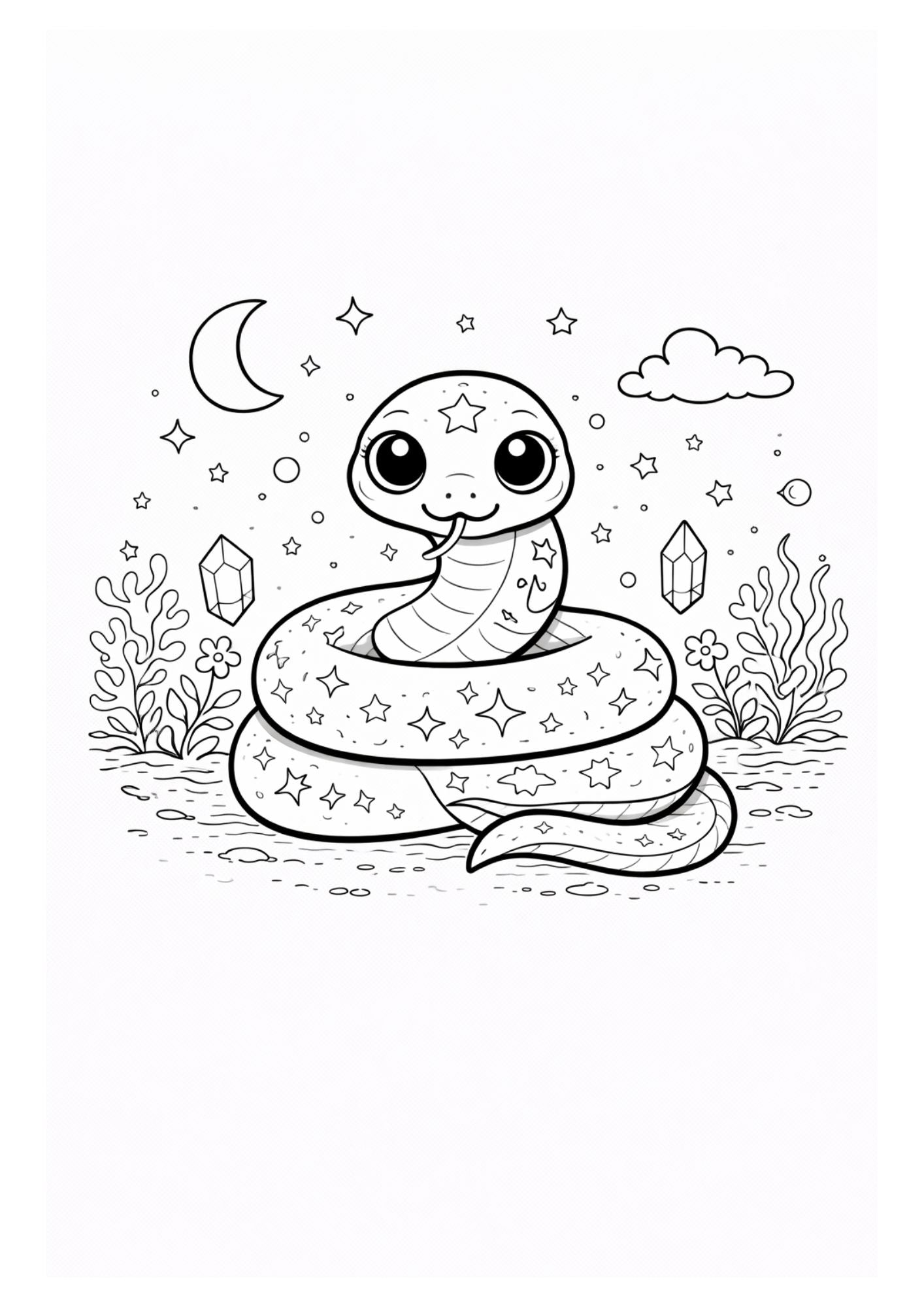 Fantasy Animals Colouring Book for Kids Ages 4–6 | Cute Magical Creatures Printable