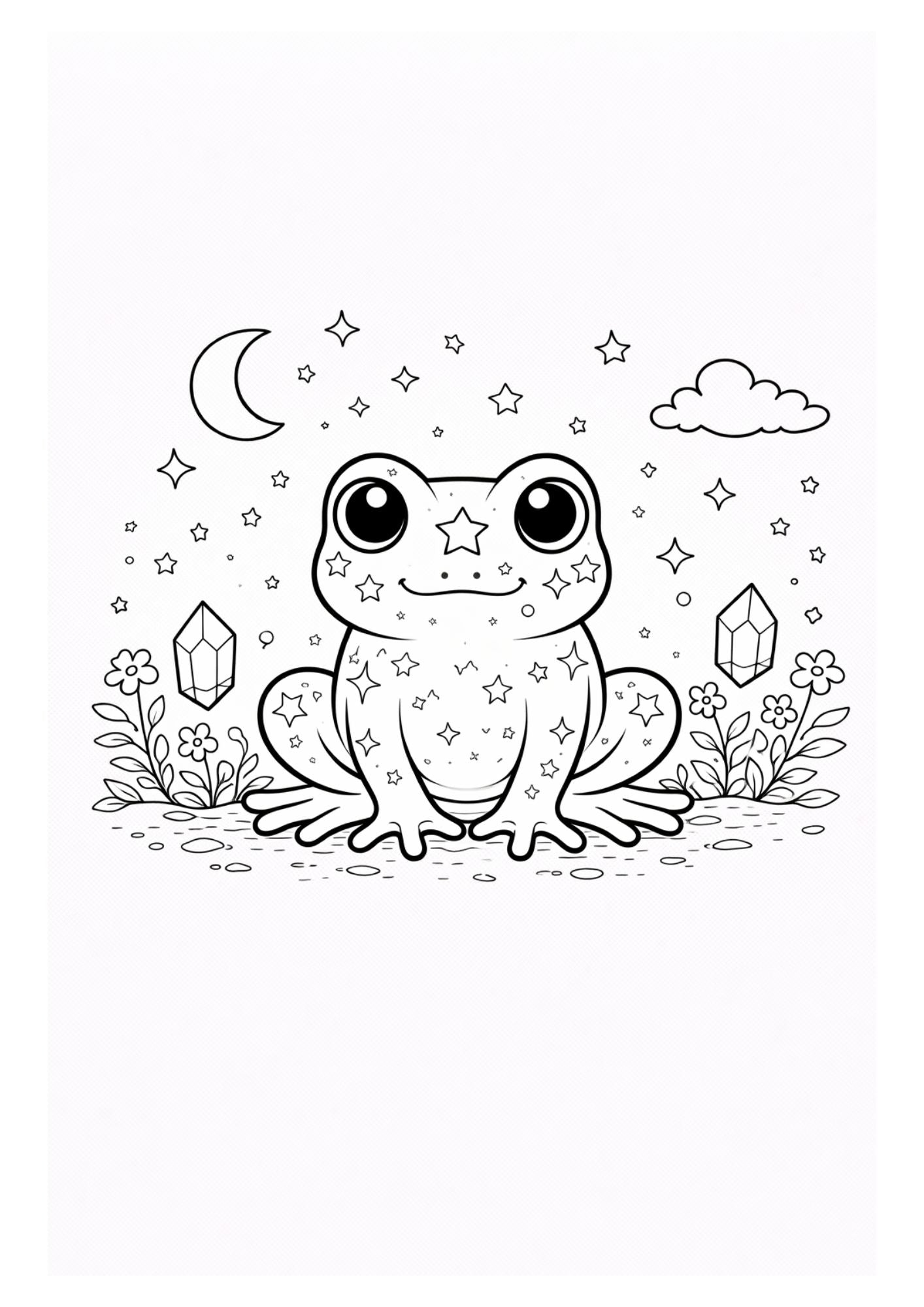Fantasy Animals Colouring Book for Kids Ages 4–6 | Cute Magical Creatures Printable