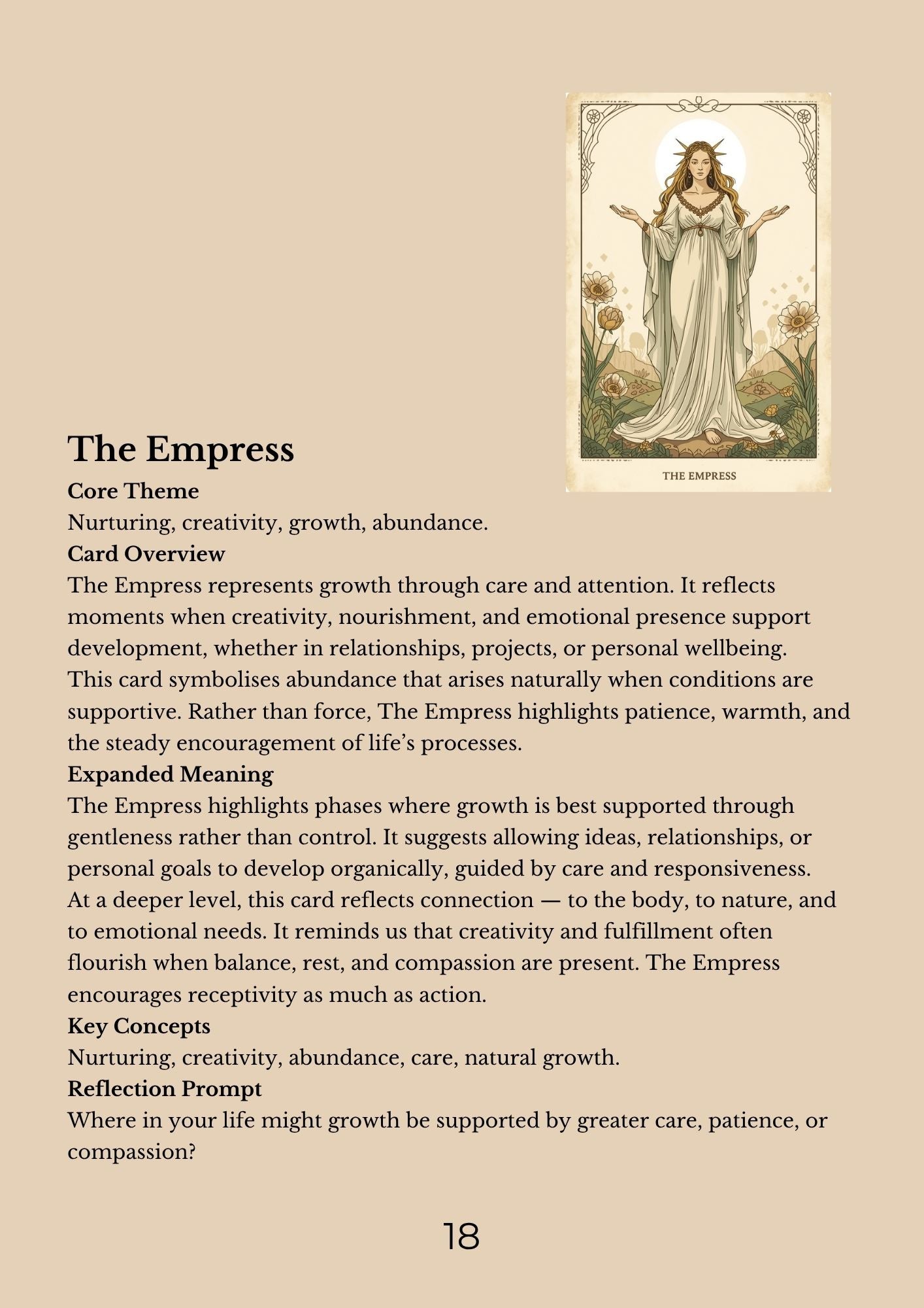 14.01 "90 Pages" The Tarot Handbook: Meaning, Insight & Practice (E-book PDF)