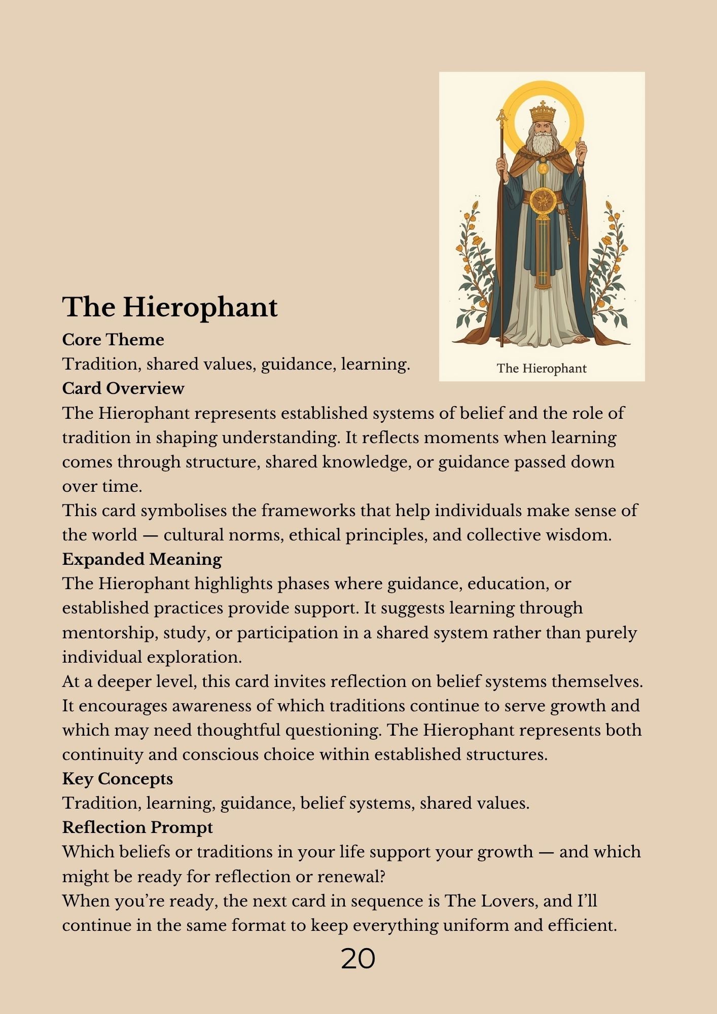 14.01 "90 Pages" The Tarot Handbook: Meaning, Insight & Practice (E-book PDF)