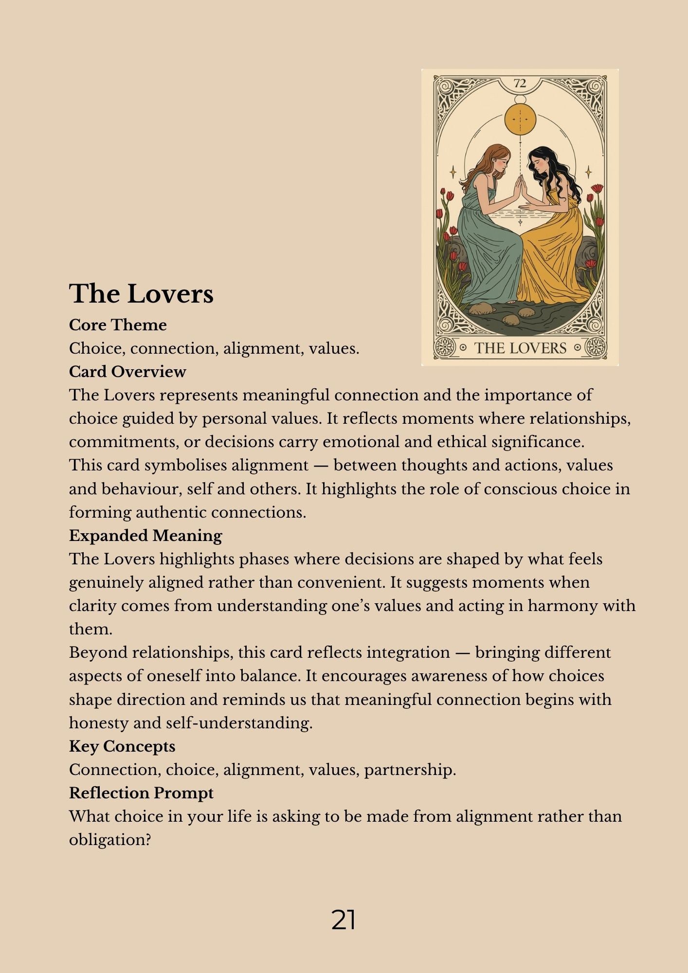 14.01 "90 Pages" The Tarot Handbook: Meaning, Insight & Practice (E-book PDF)