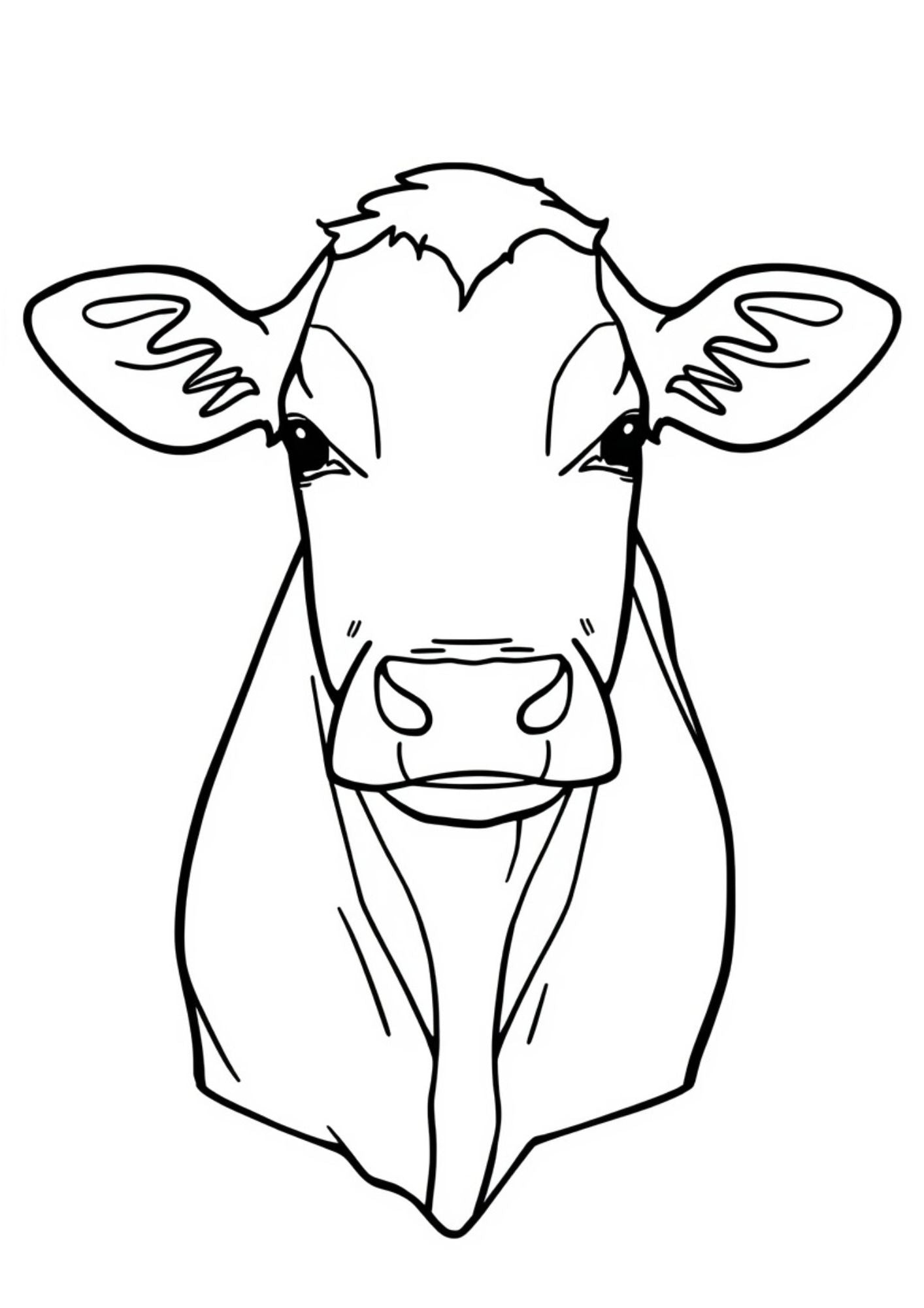 Farm Animals Coloring Book for Kids Ages 5–7