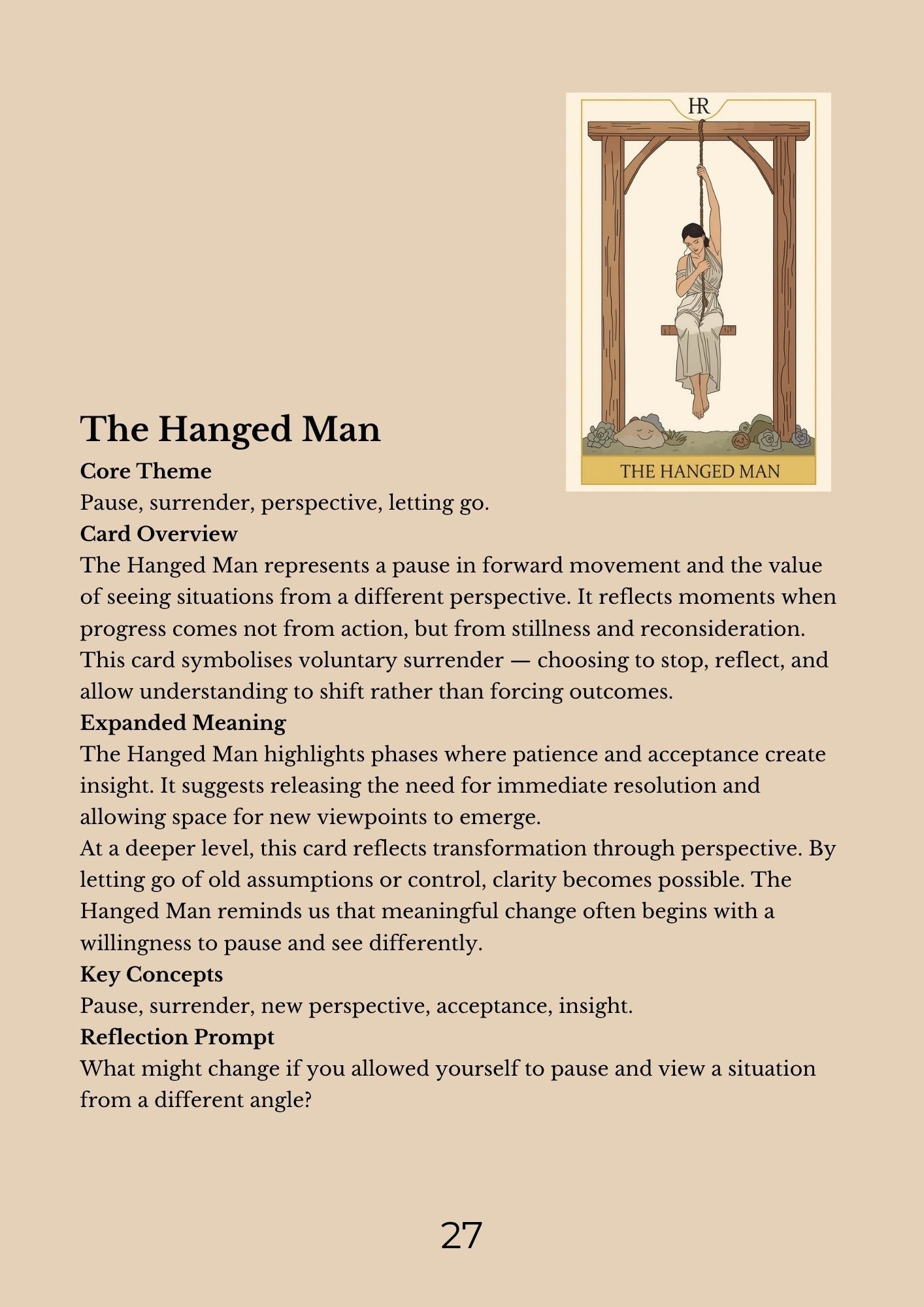 14.01 "90 Pages" The Tarot Handbook: Meaning, Insight & Practice (E-book PDF)