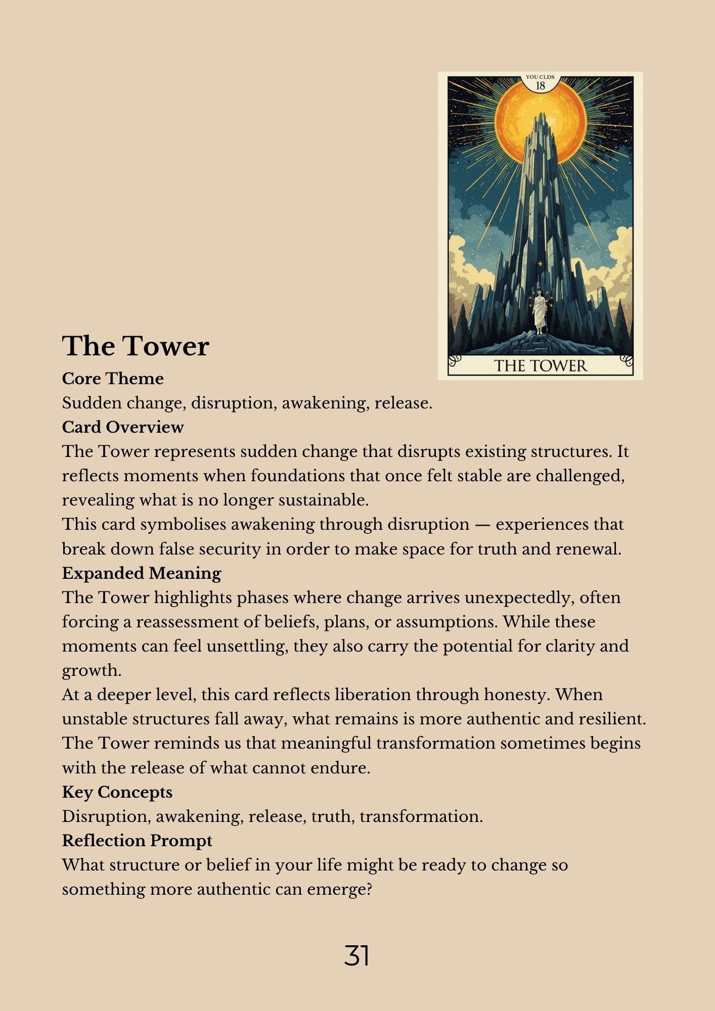 14.01 "90 Pages" The Tarot Handbook: Meaning, Insight & Practice (E-book PDF)