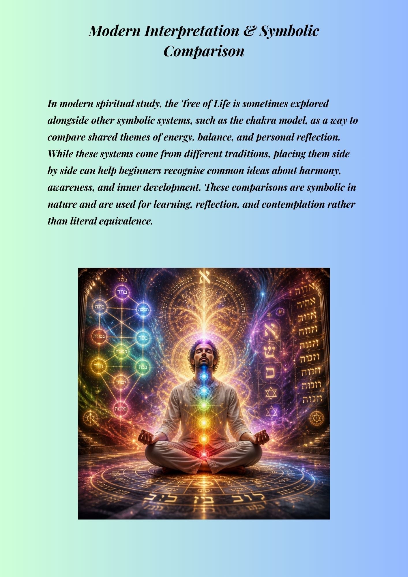 14.03 8 Pages" Beginner’s Guide to Kabbalah: A Gentle Introduction to the Tree of Life & Symbolic Meaning (Digital PDF)
