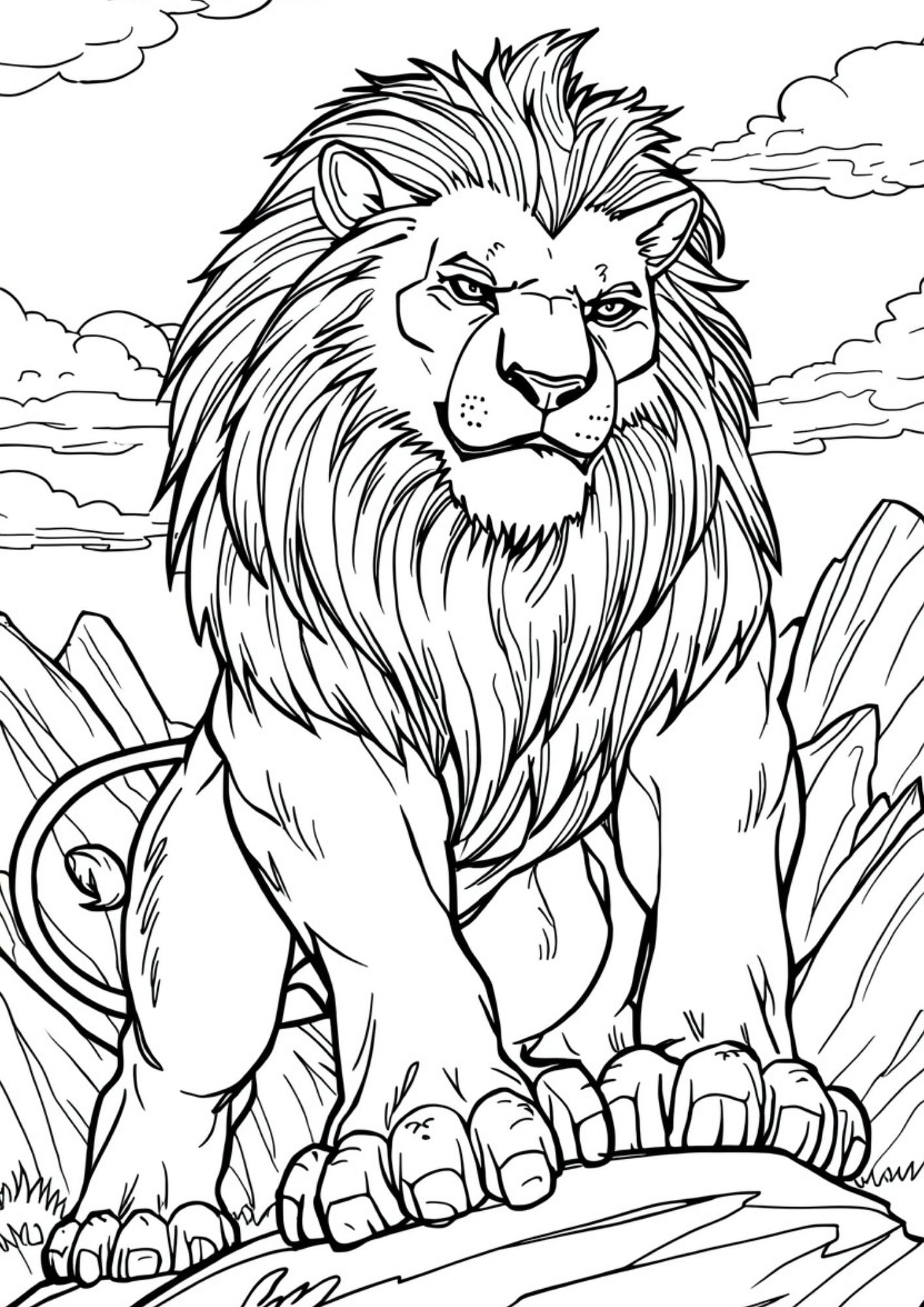 Epic Fantasy Creatures Coloring Book for Kids Ages 8–11