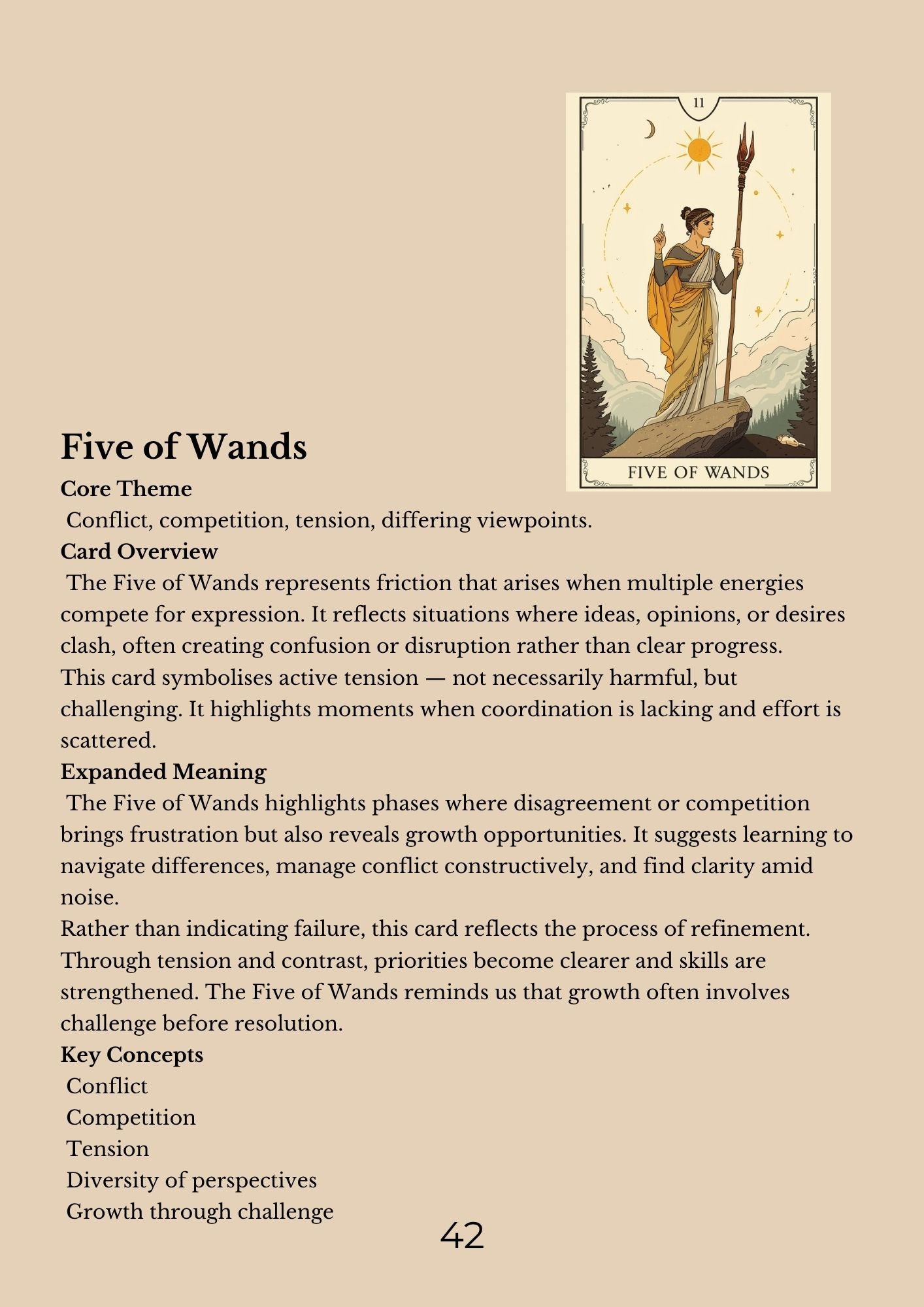 14.01 "90 Pages" The Tarot Handbook: Meaning, Insight & Practice (E-book PDF)