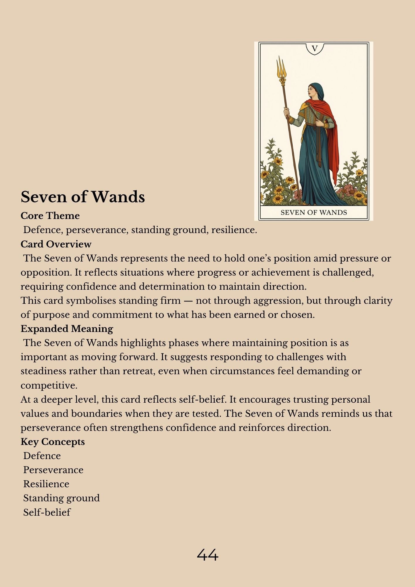 14.01 "90 Pages" The Tarot Handbook: Meaning, Insight & Practice (E-book PDF)