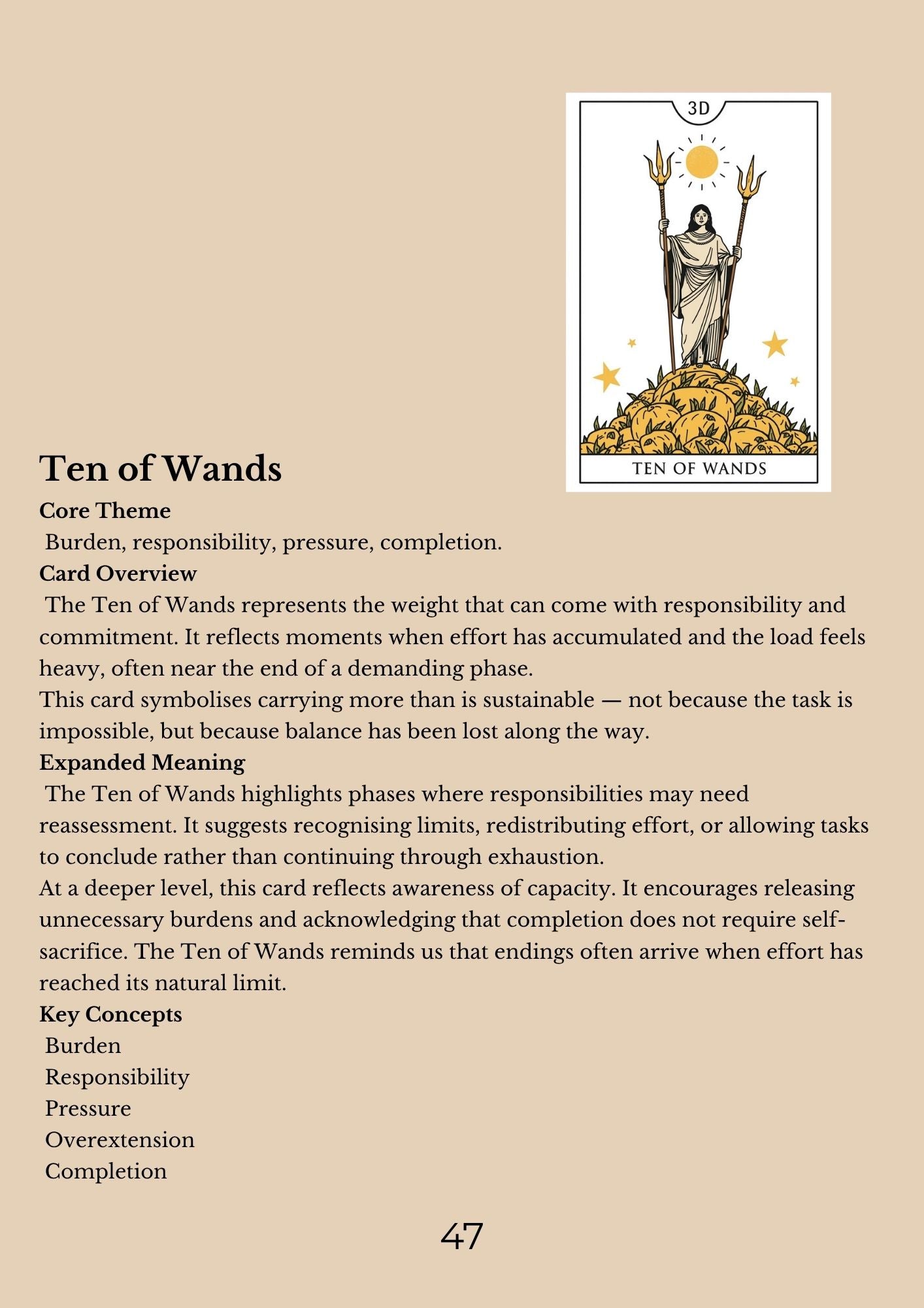 14.01 "90 Pages" The Tarot Handbook: Meaning, Insight & Practice (E-book PDF)