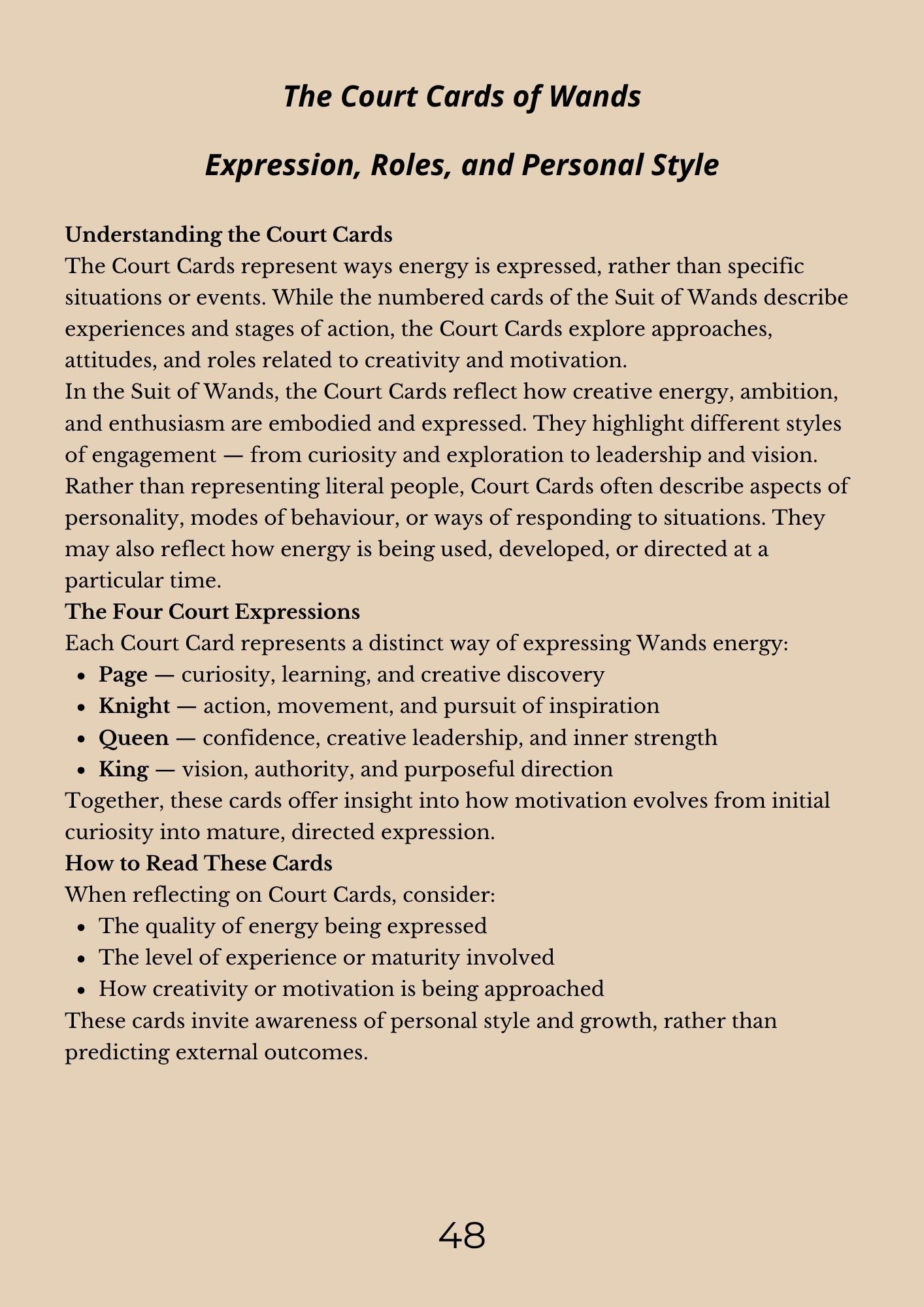 14.01 "90 Pages" The Tarot Handbook: Meaning, Insight & Practice (E-book PDF)