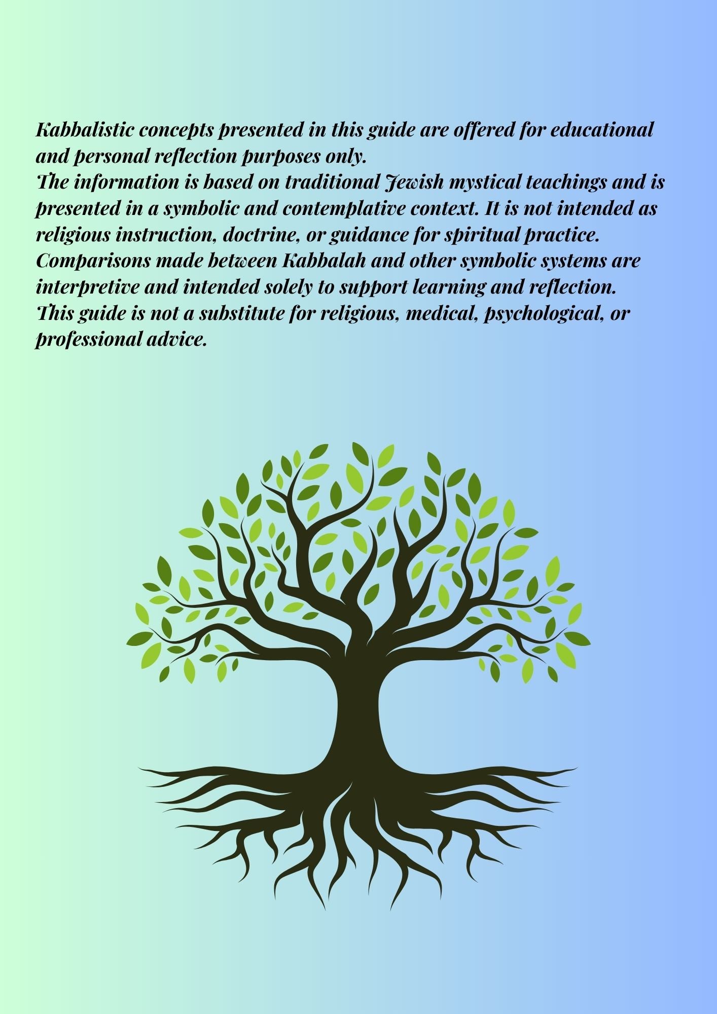 Beginner’s Guide to Kabbalah A Gentle Introduction to the Tree of Life