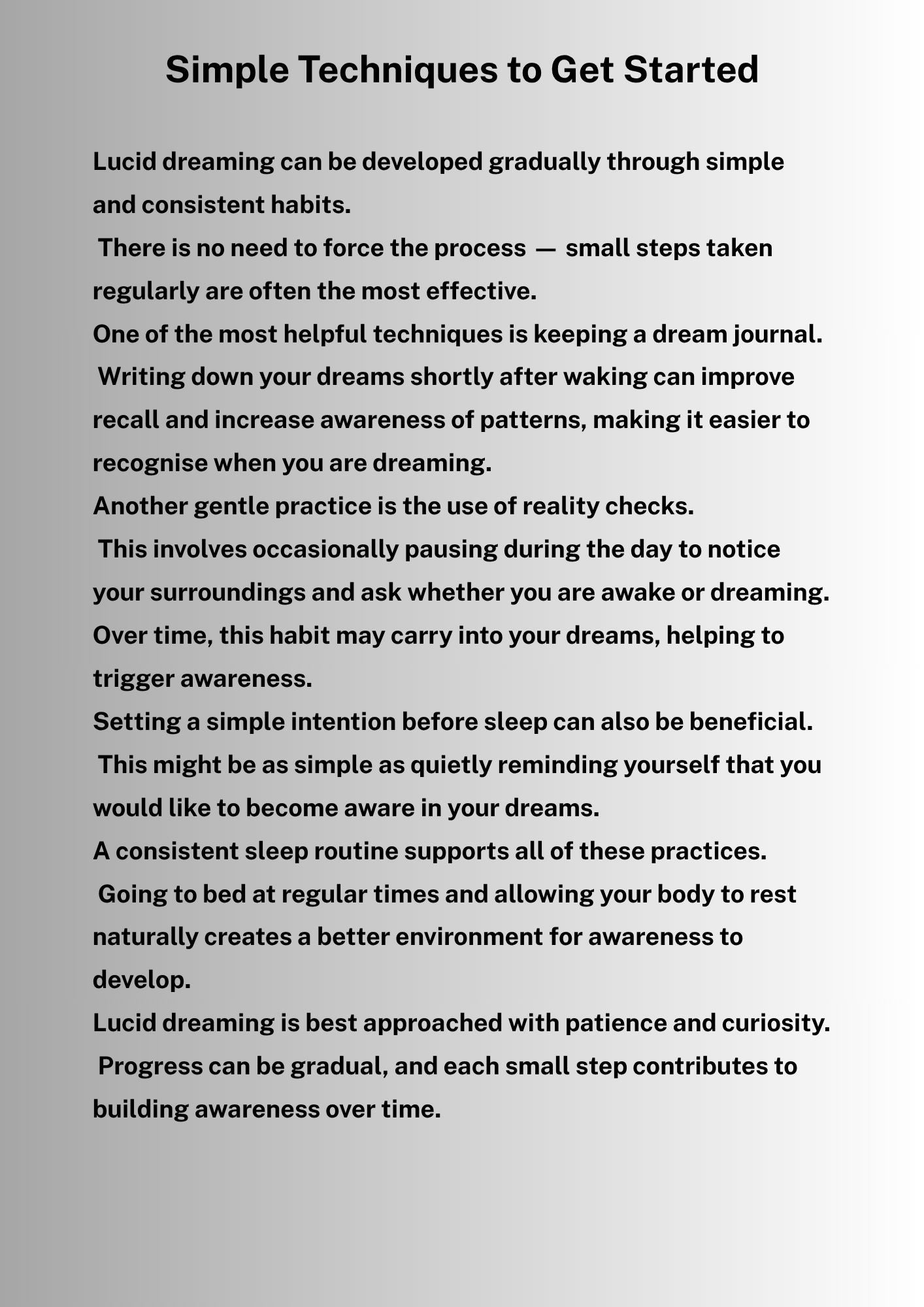 14.06 "12 Pages" Lucid Dreaming – A Beginner’s Guide to Awareness & Conscious Sleep | Dream Awareness, Mindfulness & Reflection, Digital Download