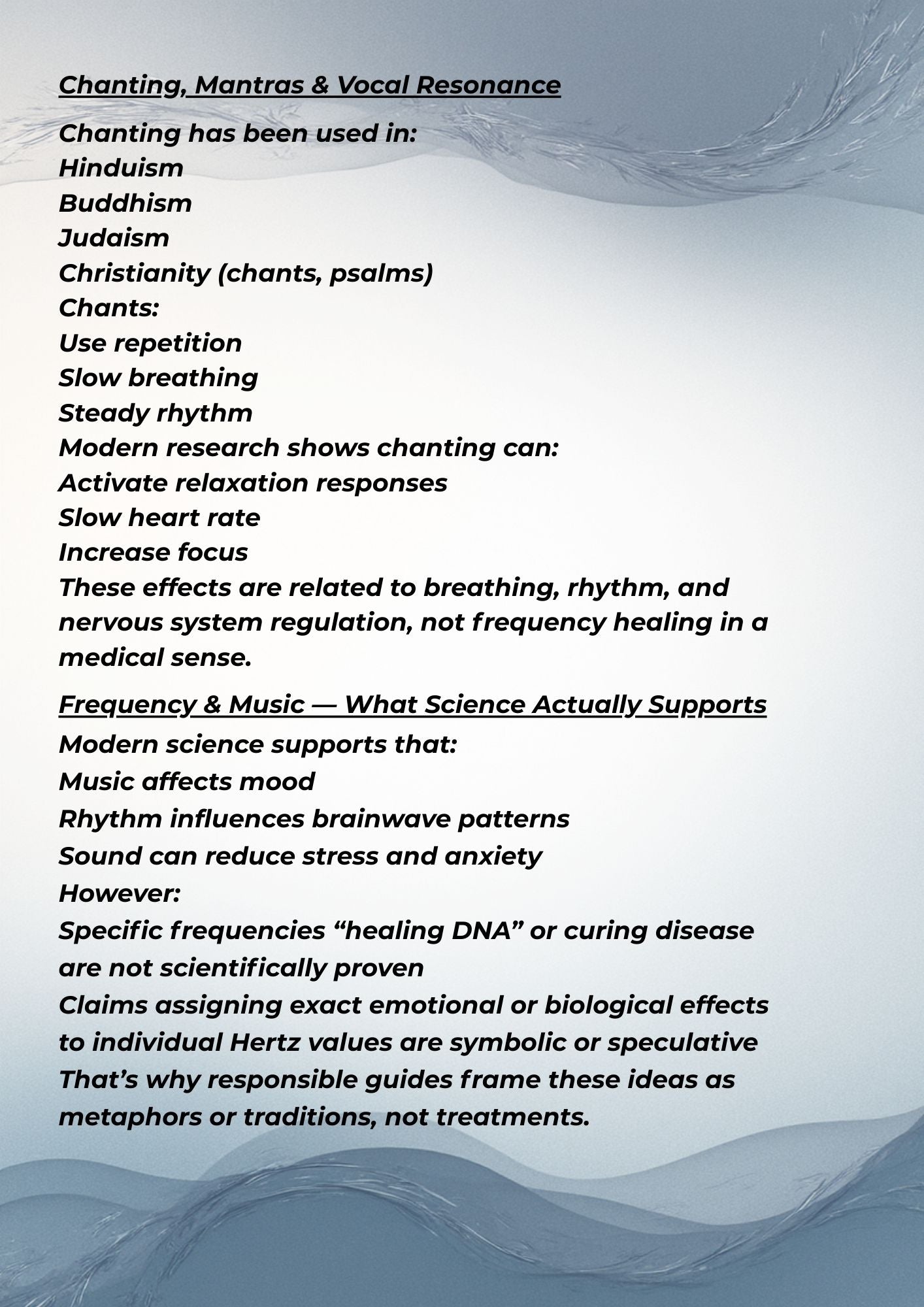 Frequency & Vibration for Beginners