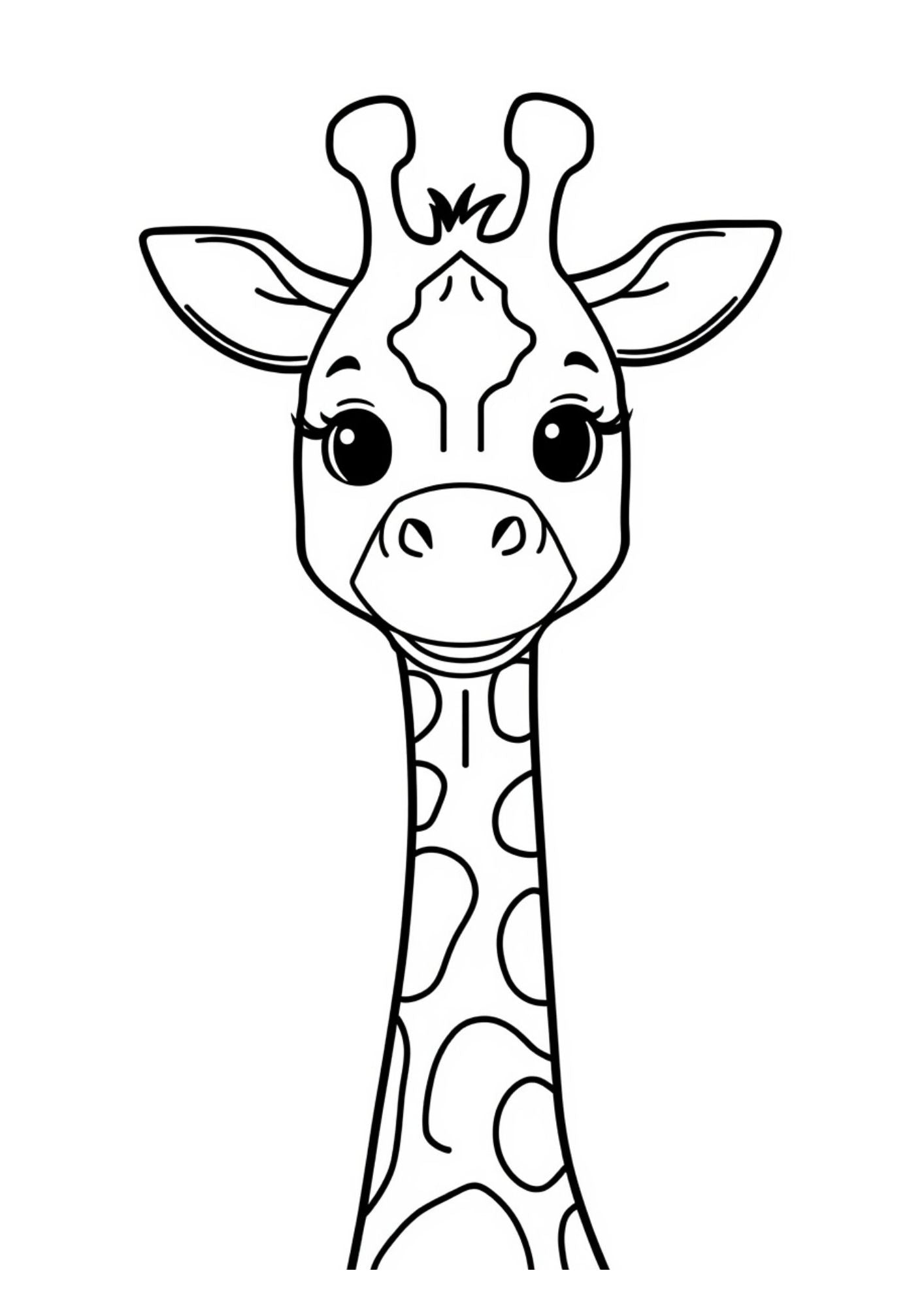 Jungle Animals Colouring Book for Kids Ages 4–6 | Cute Printable Animal Coloring Pages