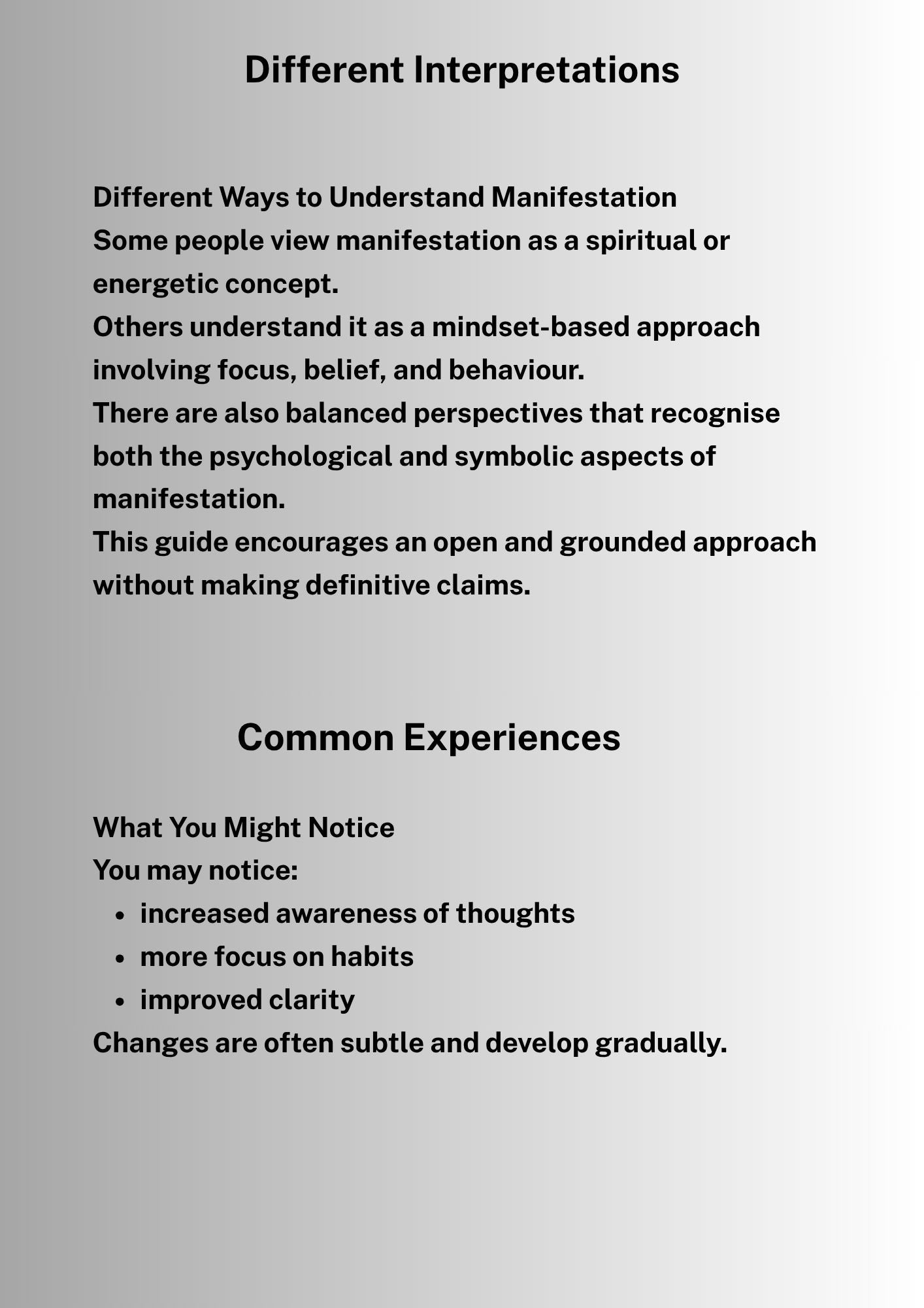 14.09 "7 Pages" Manifestation & Mindset – A Beginner’s Guide to Awareness, Intention & Personal Reflection