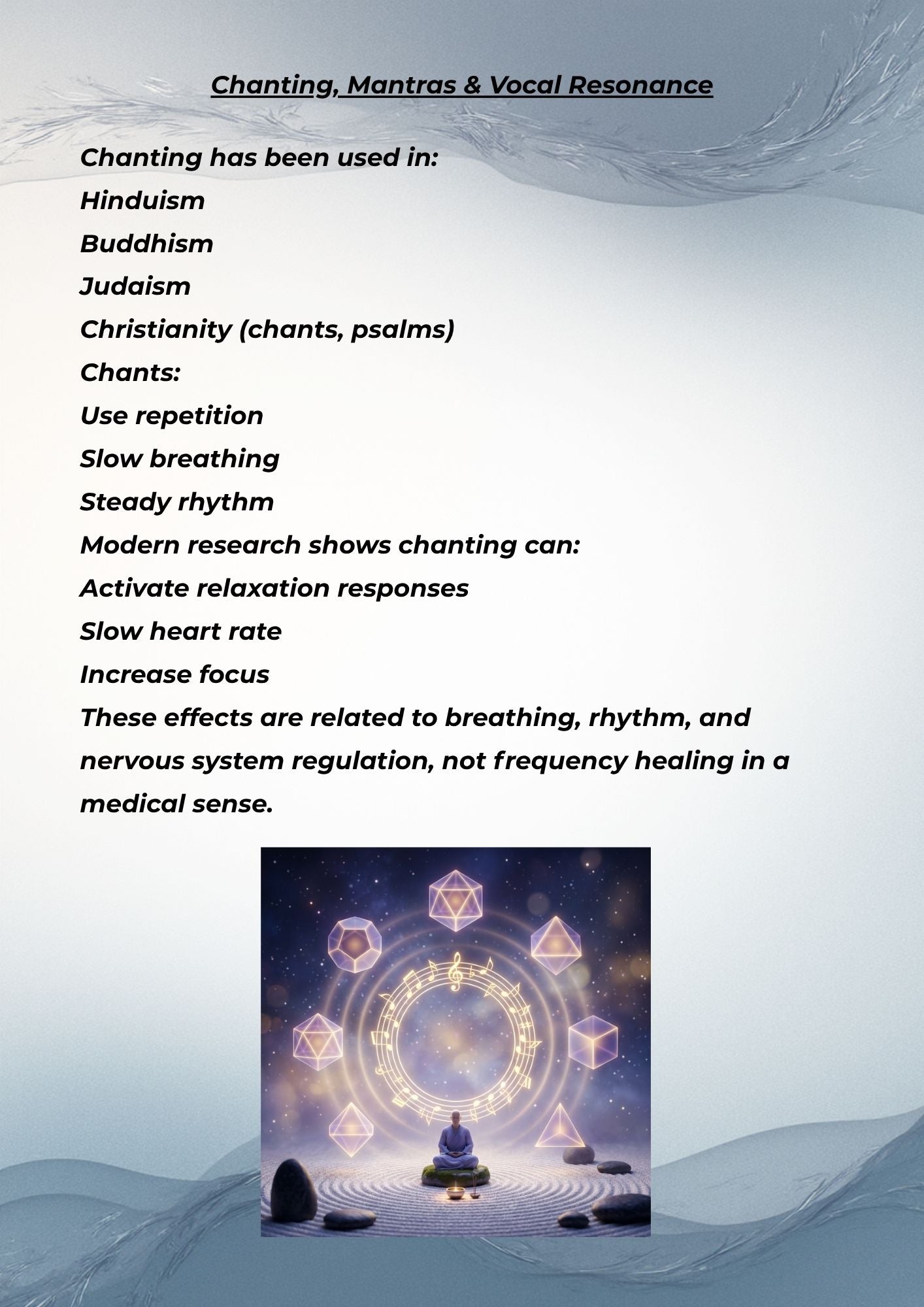 14.02 "10 Pages" Frequency & Vibration for Beginners: A Guide to Sound, Awareness & Symbolic Meaning (Digital PDF)
