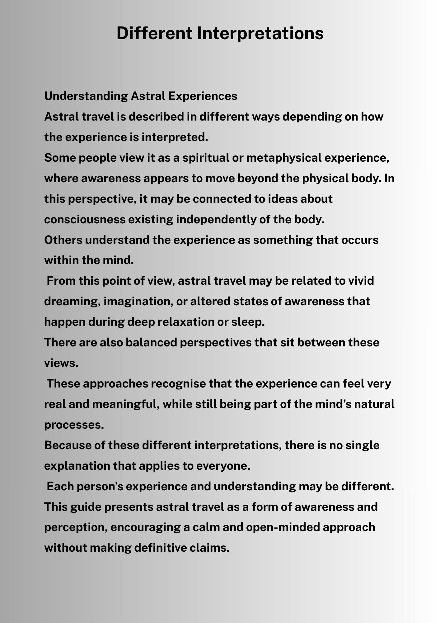 14.07 "11 Pages"Astral Travel – A Beginner’s Guide to Awareness & Inner Exploration | Out-of-Body Concepts, Mindfulness & Reflection, Digital Download