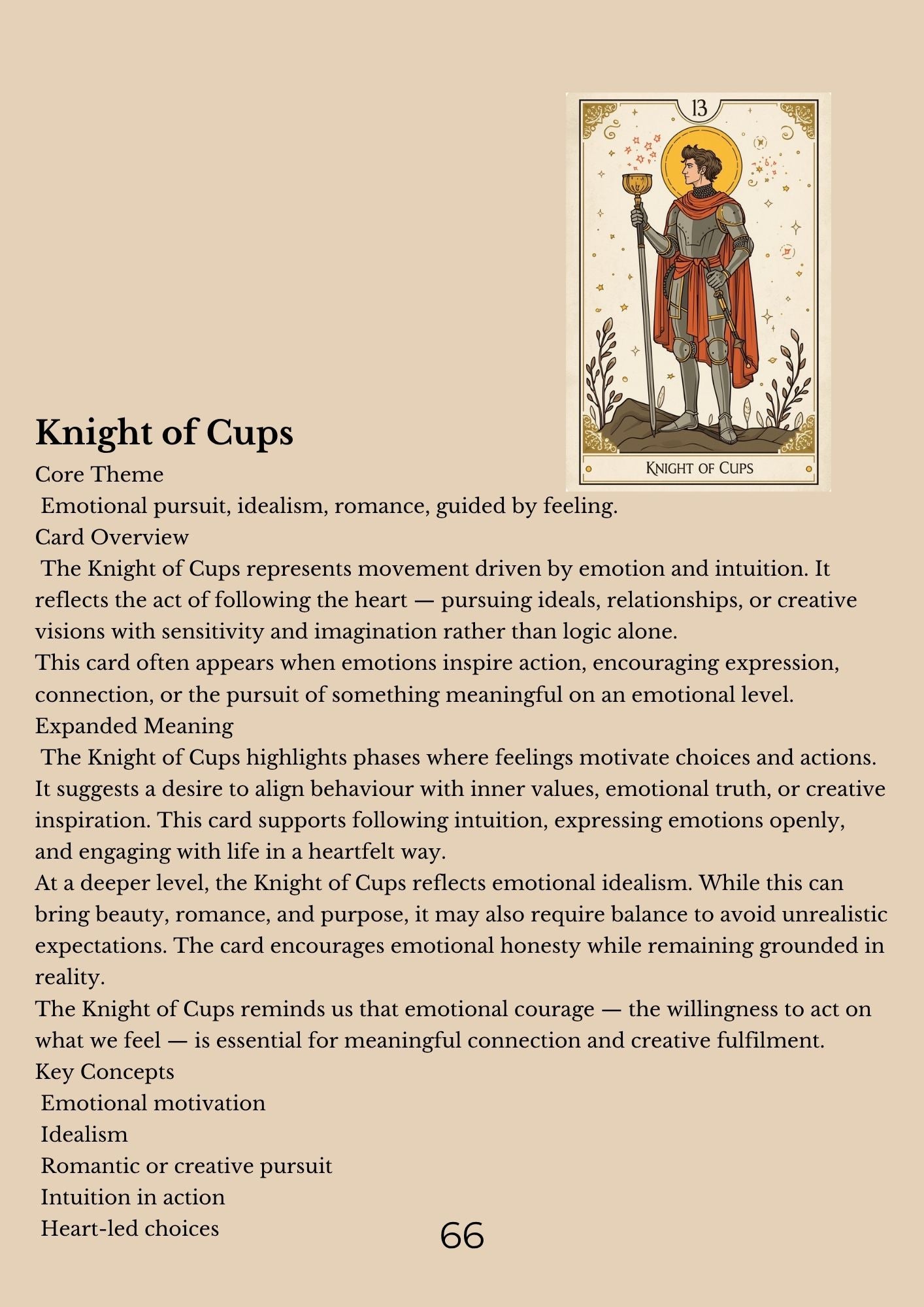 14.01 "90 Pages" The Tarot Handbook: Meaning, Insight & Practice (E-book PDF)
