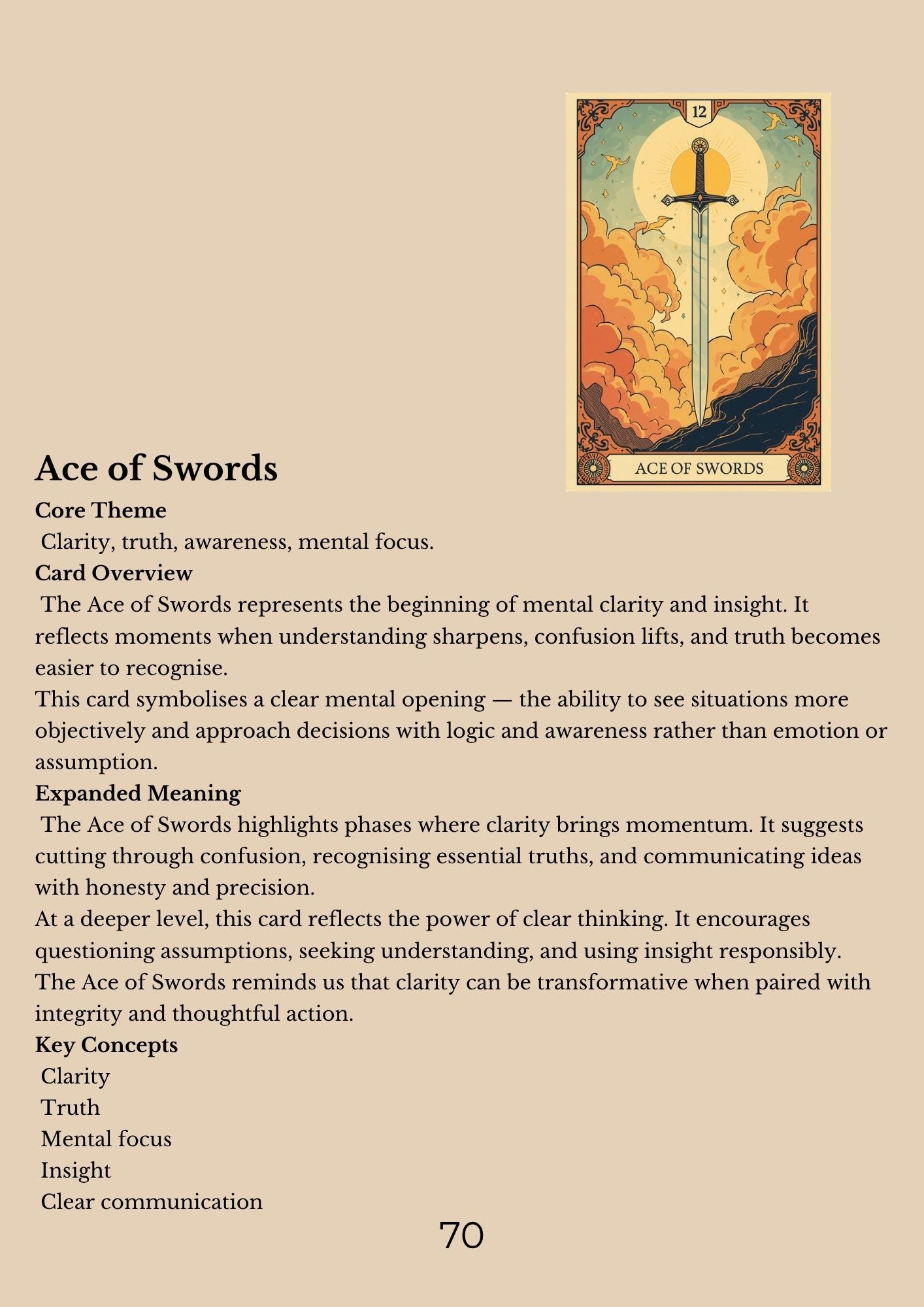 14.01 "90 Pages" The Tarot Handbook: Meaning, Insight & Practice (E-book PDF)