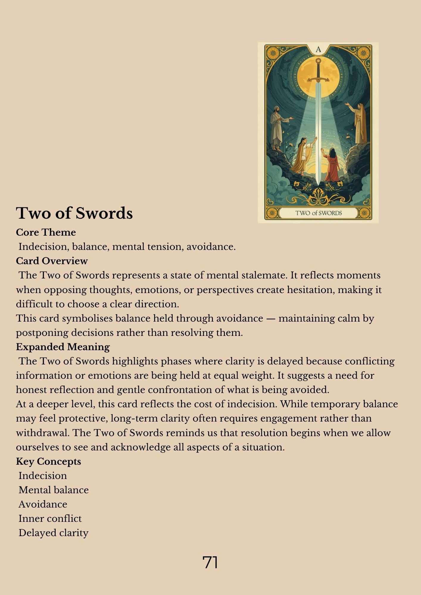 14.01 "90 Pages" The Tarot Handbook: Meaning, Insight & Practice (E-book PDF)