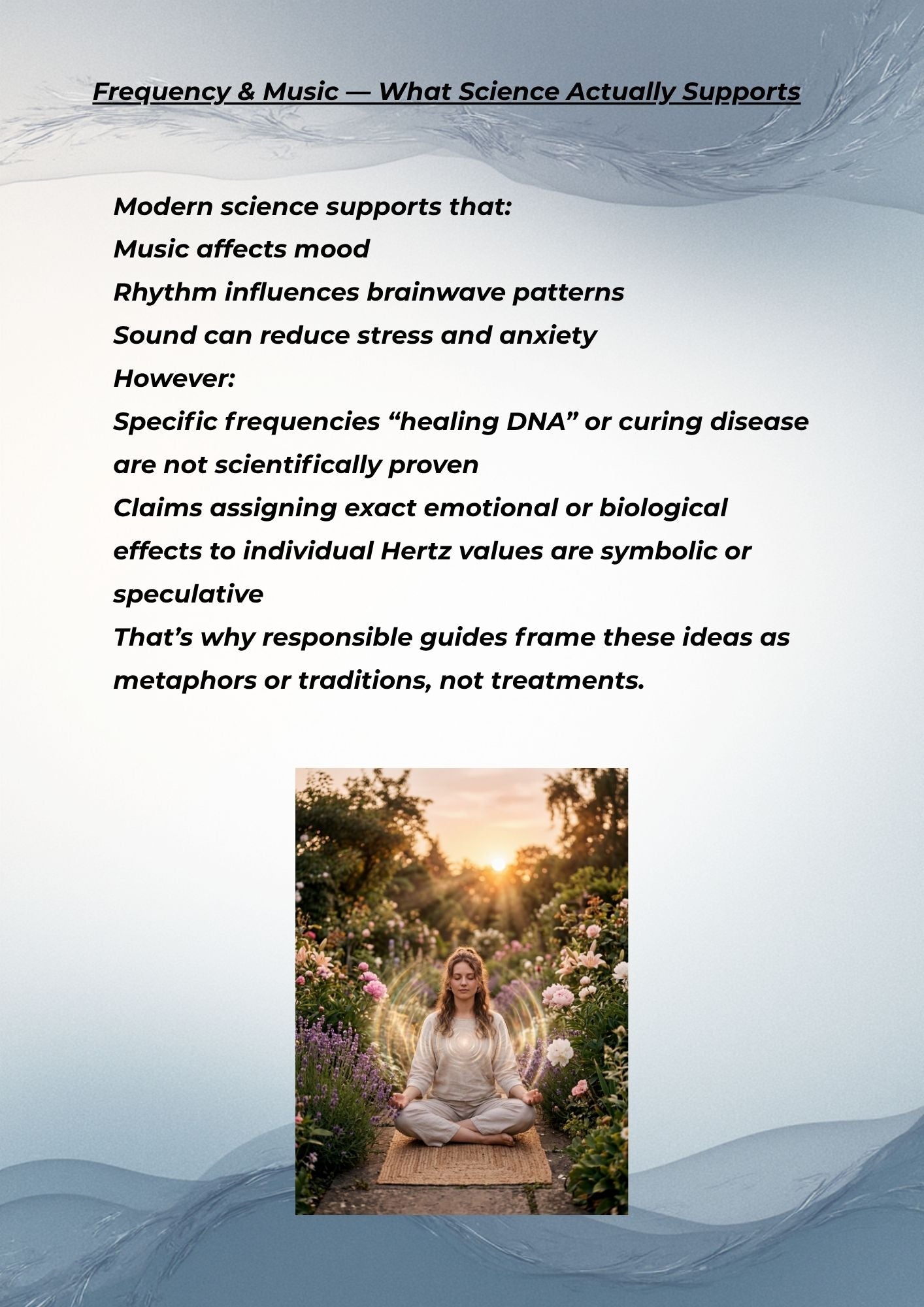 14.02 "10 Pages" Frequency & Vibration for Beginners: A Guide to Sound, Awareness & Symbolic Meaning (Digital PDF)