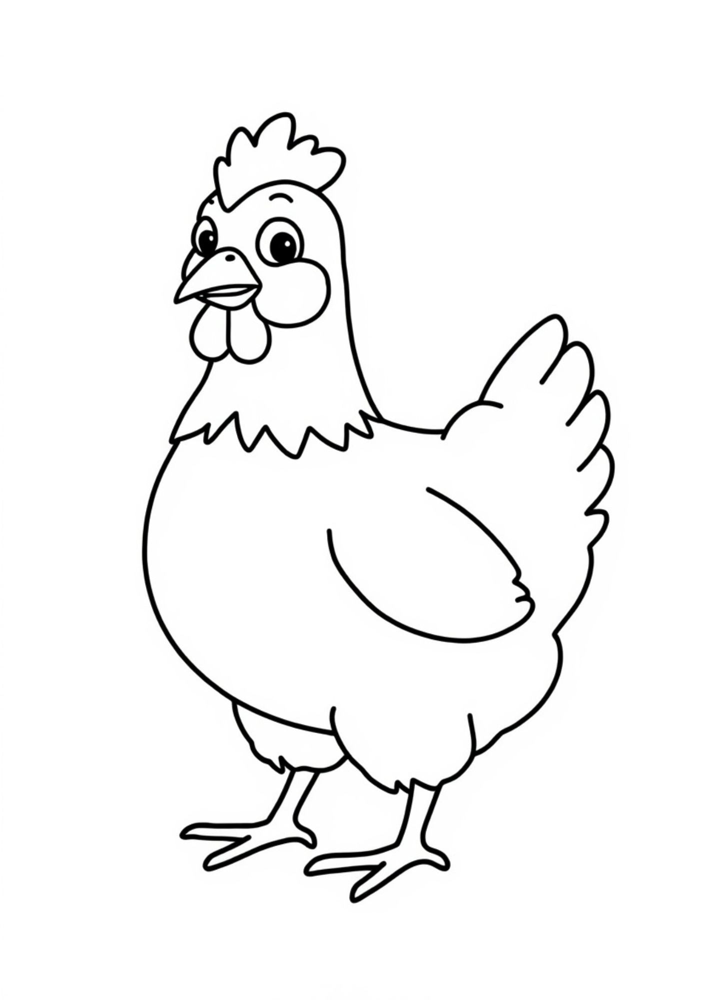 Farm Animals Coloring Book for Kids Ages 5–7