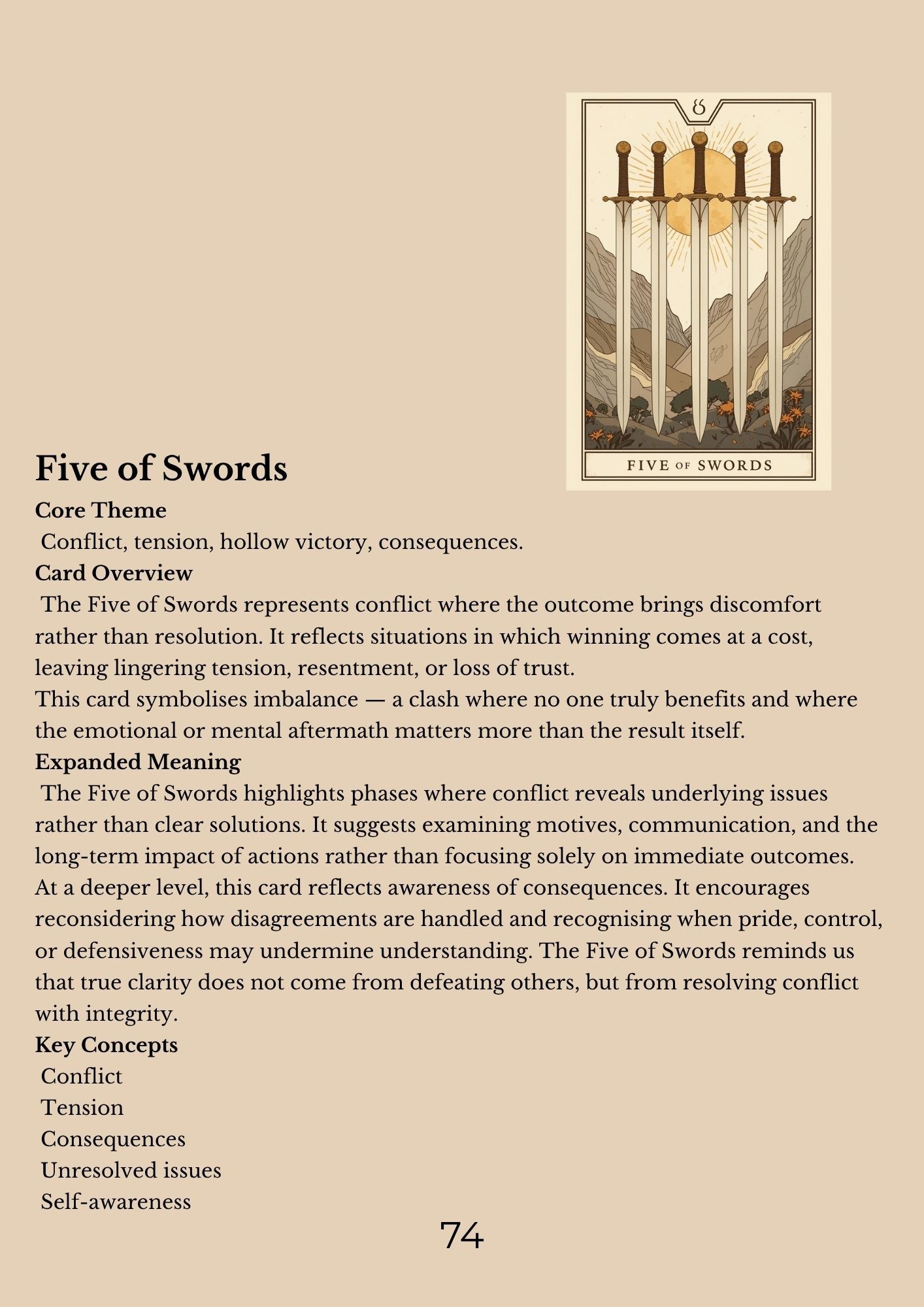 14.01 "90 Pages" The Tarot Handbook: Meaning, Insight & Practice (E-book PDF)