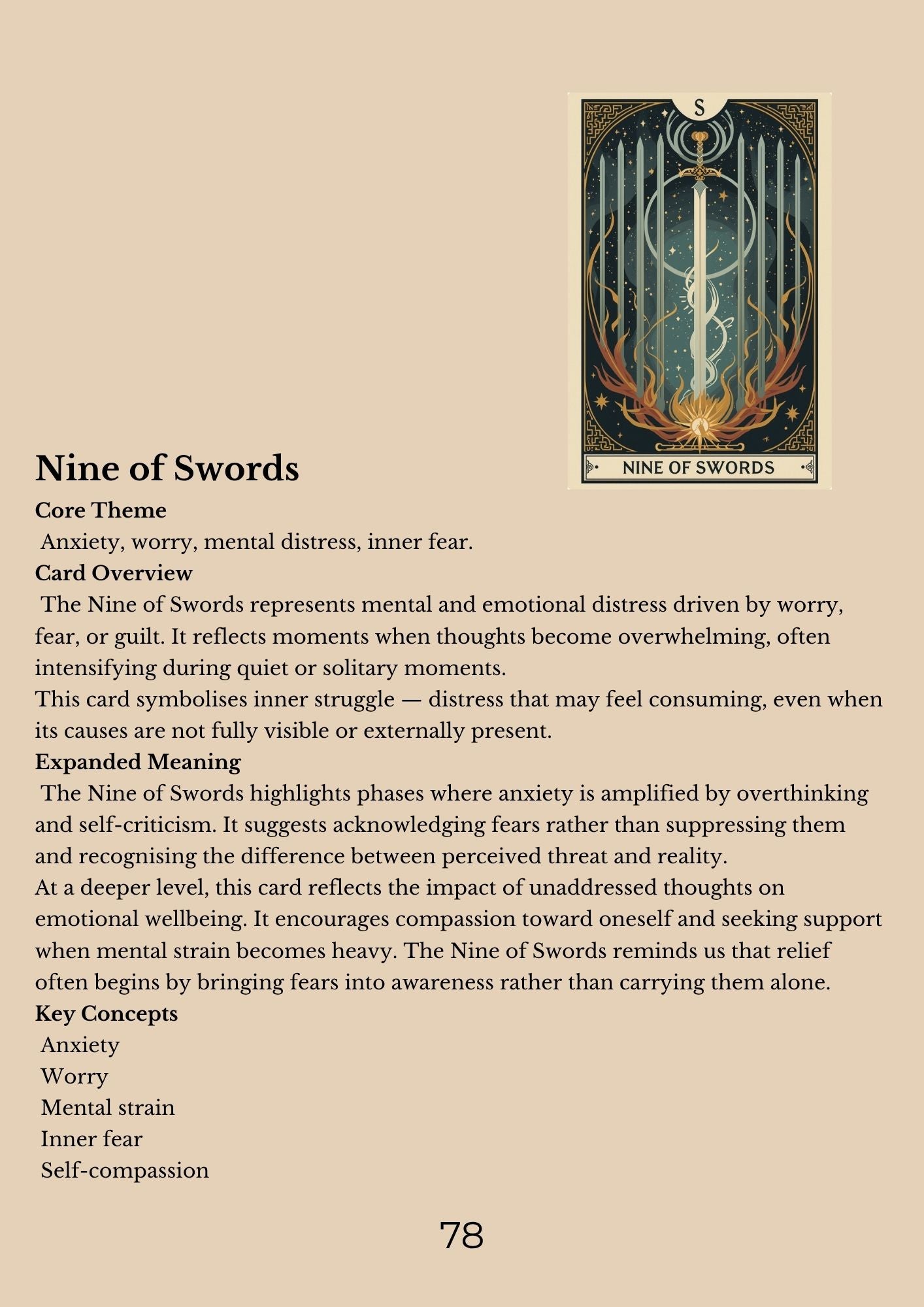 14.01 "90 Pages" The Tarot Handbook: Meaning, Insight & Practice (E-book PDF)