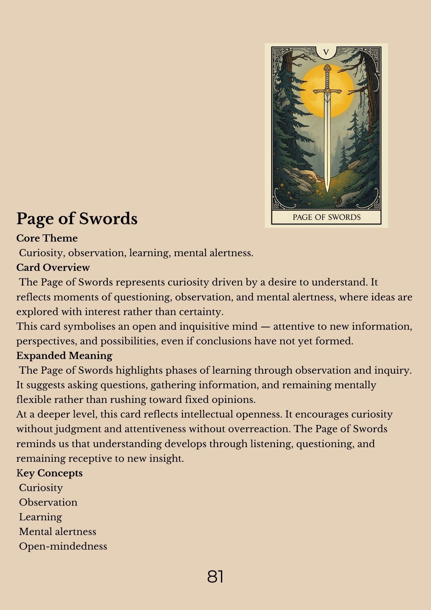 14.01 "90 Pages" The Tarot Handbook: Meaning, Insight & Practice (E-book PDF)