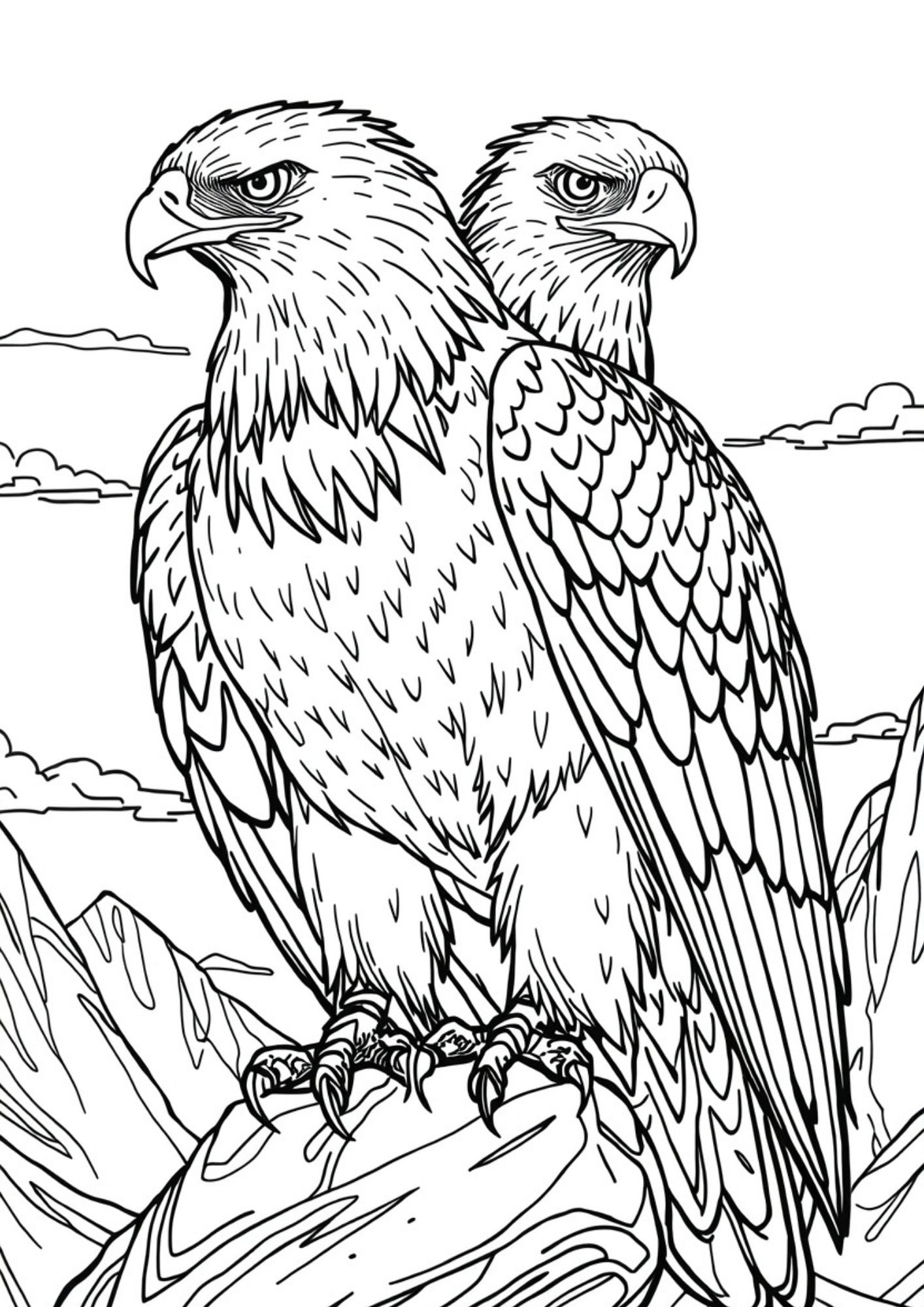 Epic Fantasy Creatures Coloring Book for Kids Ages 8–11