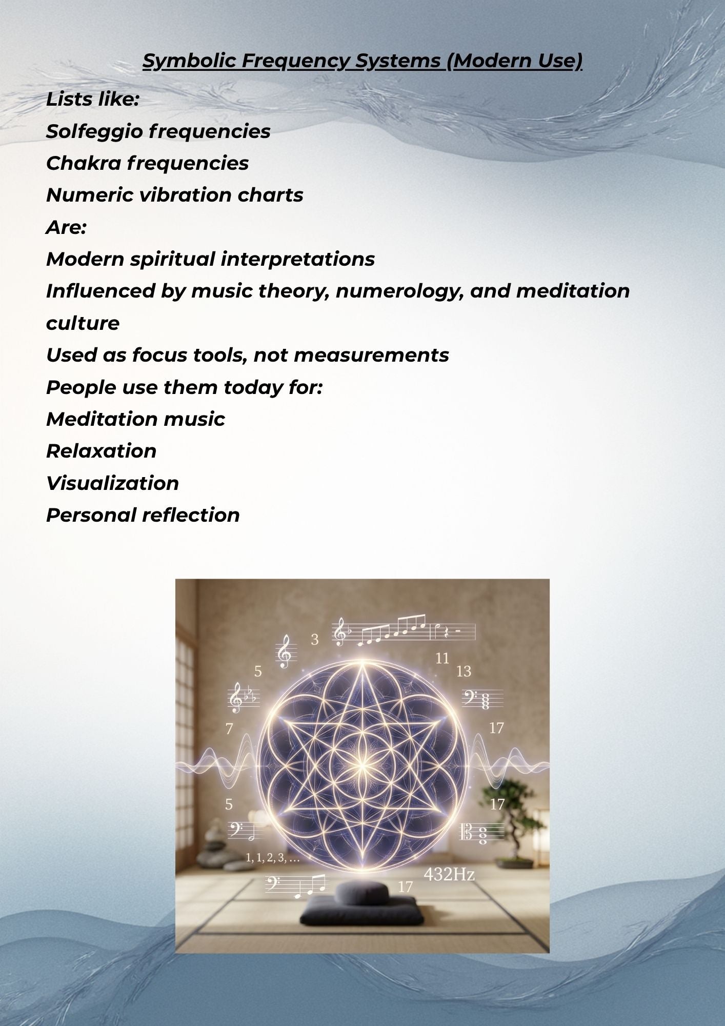 14.02 "10 Pages" Frequency & Vibration for Beginners: A Guide to Sound, Awareness & Symbolic Meaning (Digital PDF)