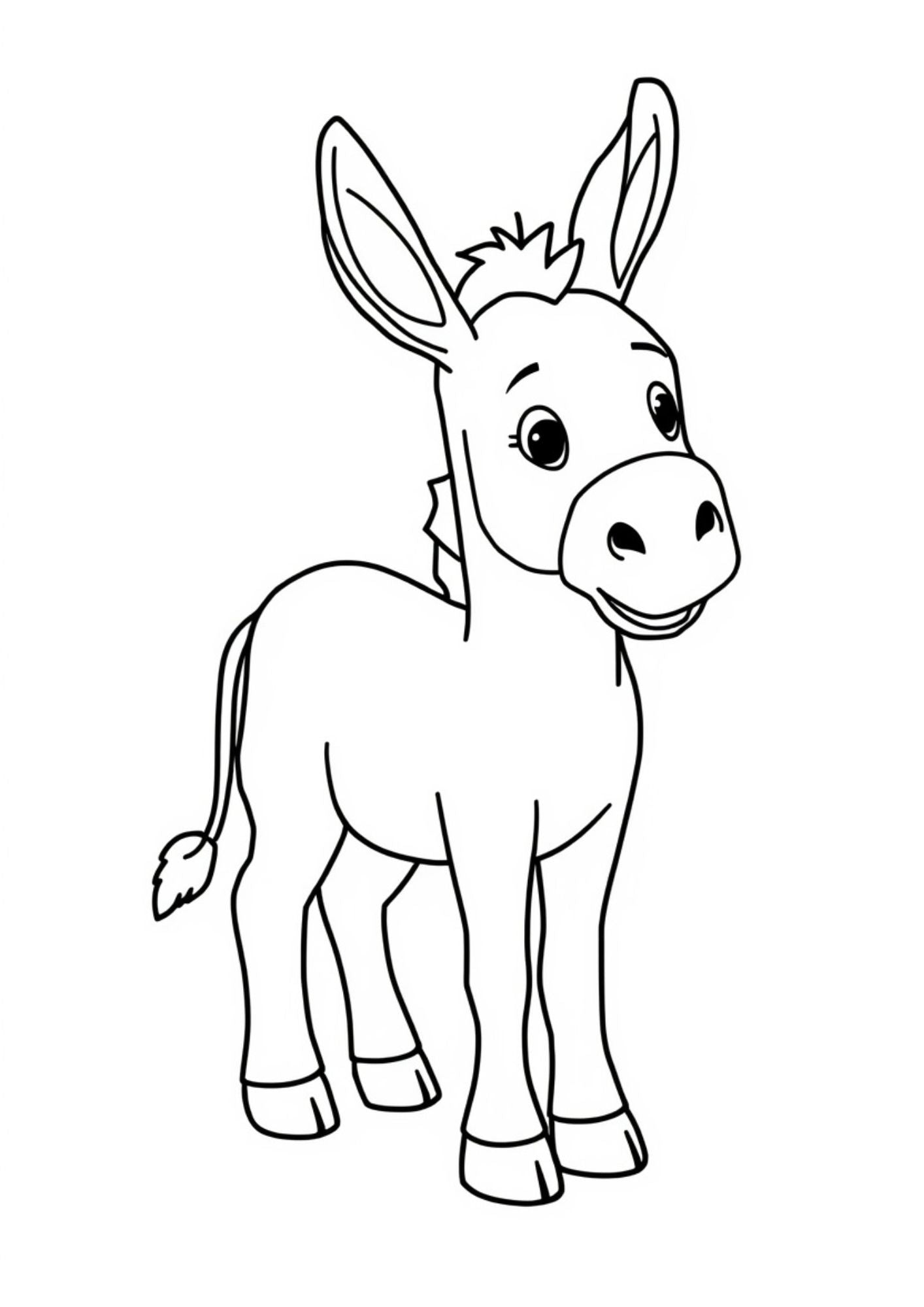 Farm Animals Coloring Book for Kids Ages 5–7