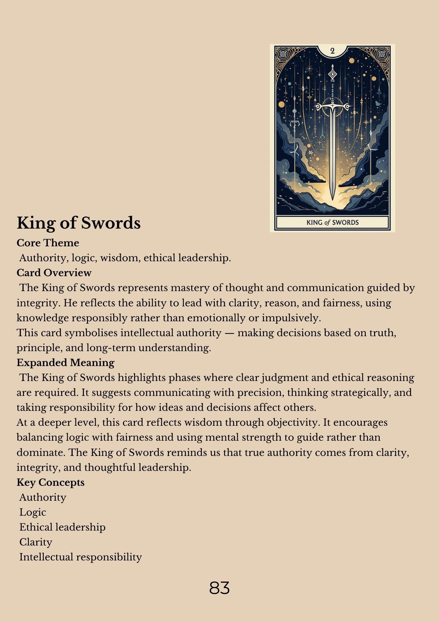 14.01 "90 Pages" The Tarot Handbook: Meaning, Insight & Practice (E-book PDF)