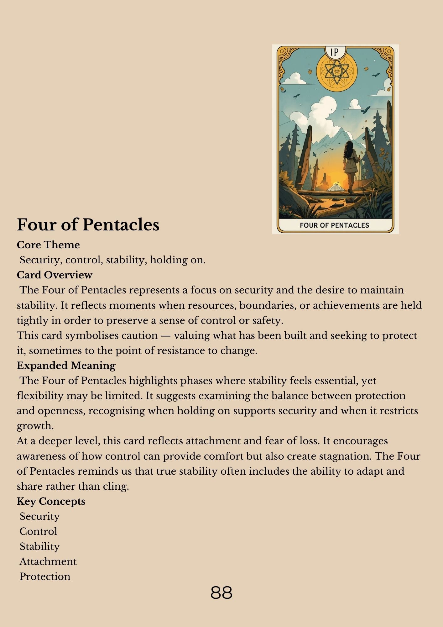 14.01 "90 Pages" The Tarot Handbook: Meaning, Insight & Practice (E-book PDF)