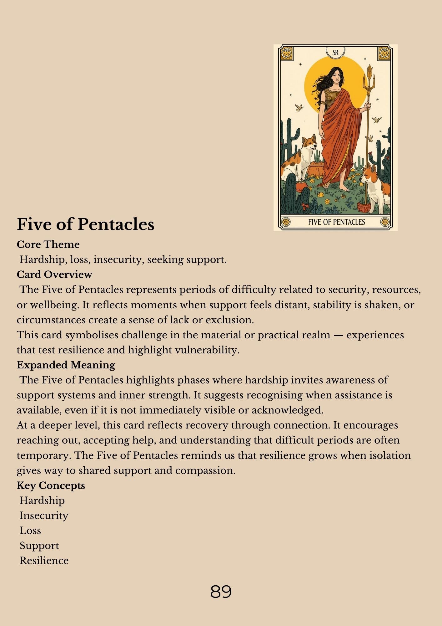 14.01 "90 Pages" The Tarot Handbook: Meaning, Insight & Practice (E-book PDF)