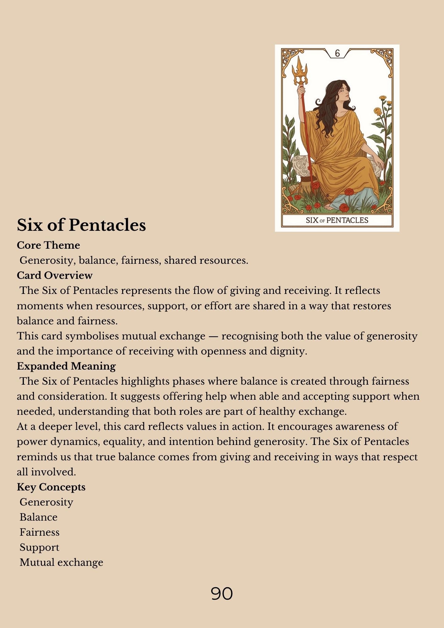 14.01 "90 Pages" The Tarot Handbook: Meaning, Insight & Practice (E-book PDF)