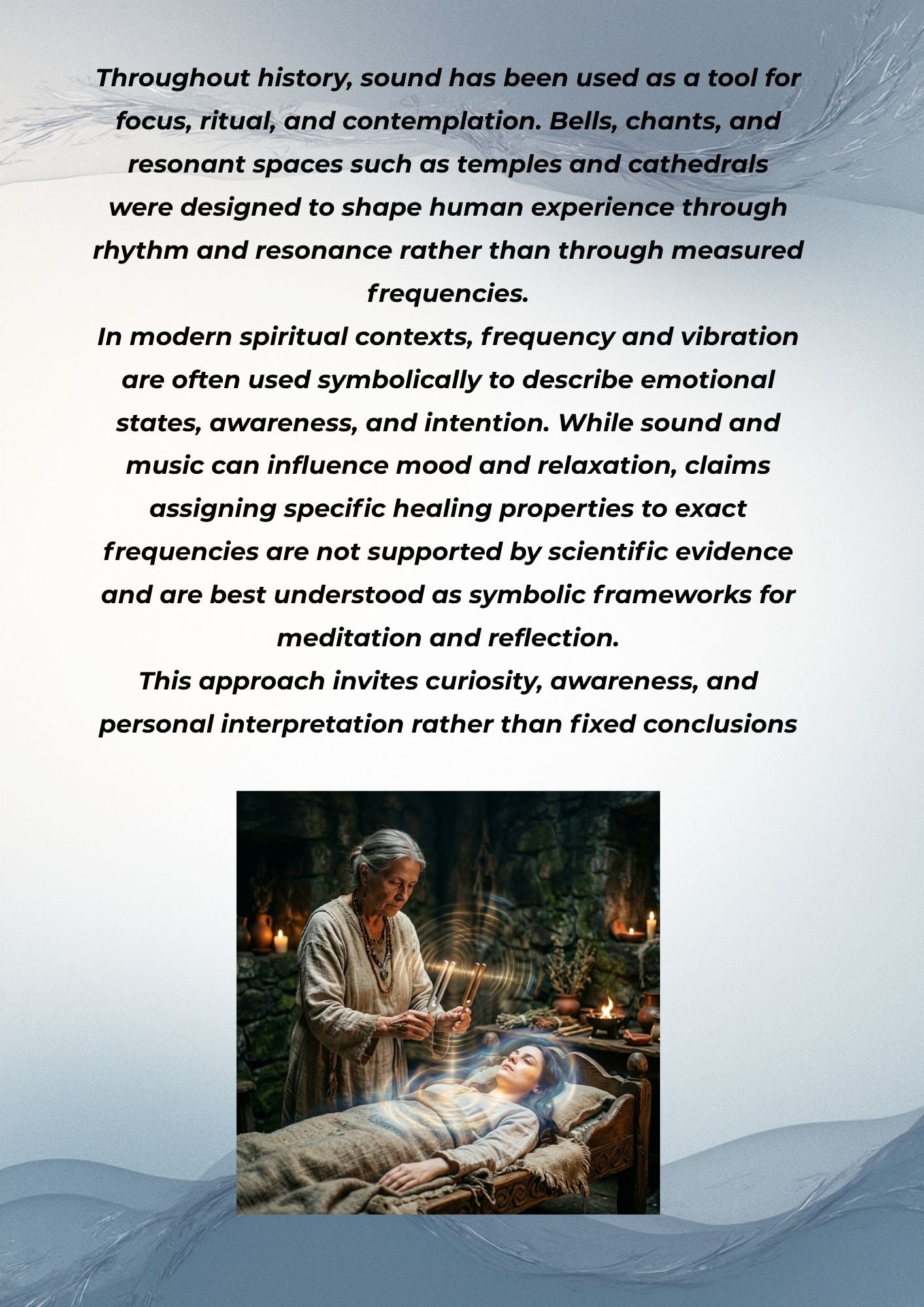 14.02 "10 Pages" Frequency & Vibration for Beginners: A Guide to Sound, Awareness & Symbolic Meaning (Digital PDF)