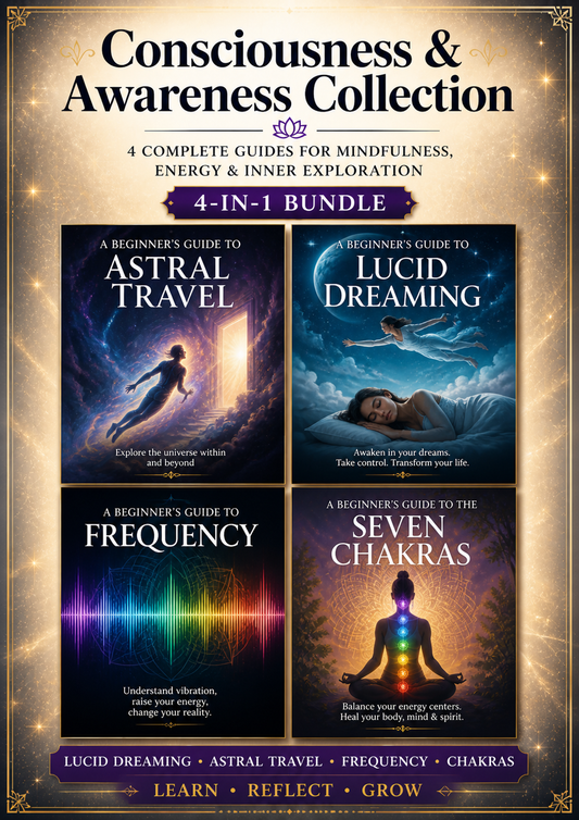 14.08 "39 Pages of information" Mindfulness & Energy Awareness Bundle – 4 Beginner Guides to Consciousness & Inner Exploration