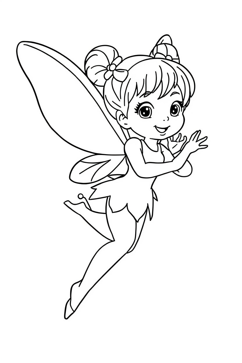 8.08 "24 Pages" Princess & Fairy Colouring Book for Kids Ages 4–7 | Cute Magical Coloring Pages Printable