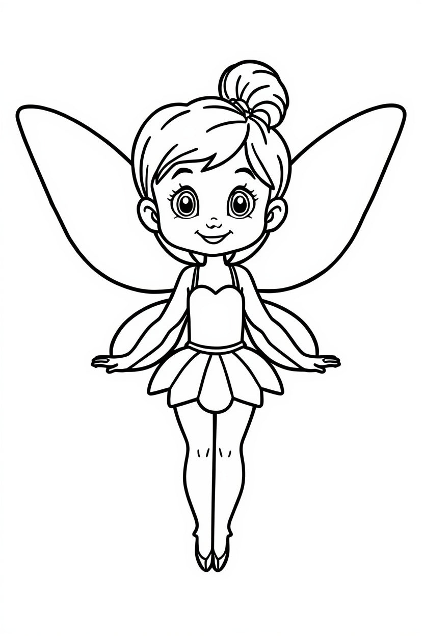 8.08 "24 Pages" Princess & Fairy Colouring Book for Kids Ages 4–7 | Cute Magical Coloring Pages Printable